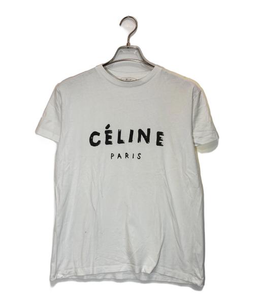 中古・古着通販】CELINE (セリーヌ) フィービー期ロゴTシャツ ホワイト