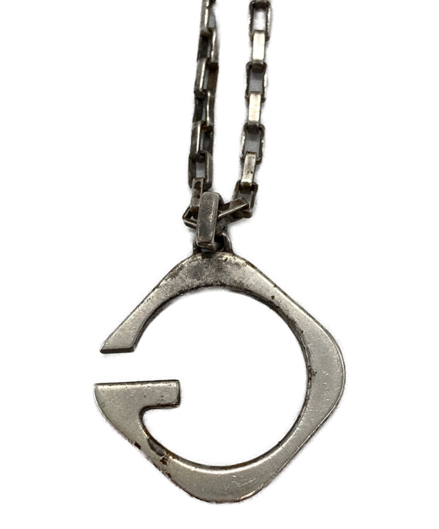 中古・古着通販】GUCCI (グッチ) シルバーネックレス シルバー サイズ