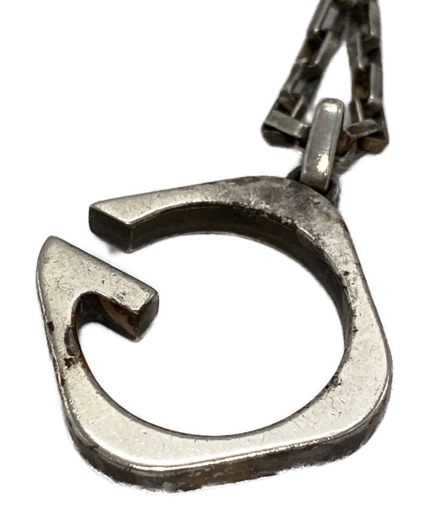 中古・古着通販】GUCCI (グッチ) シルバーネックレス シルバー サイズ