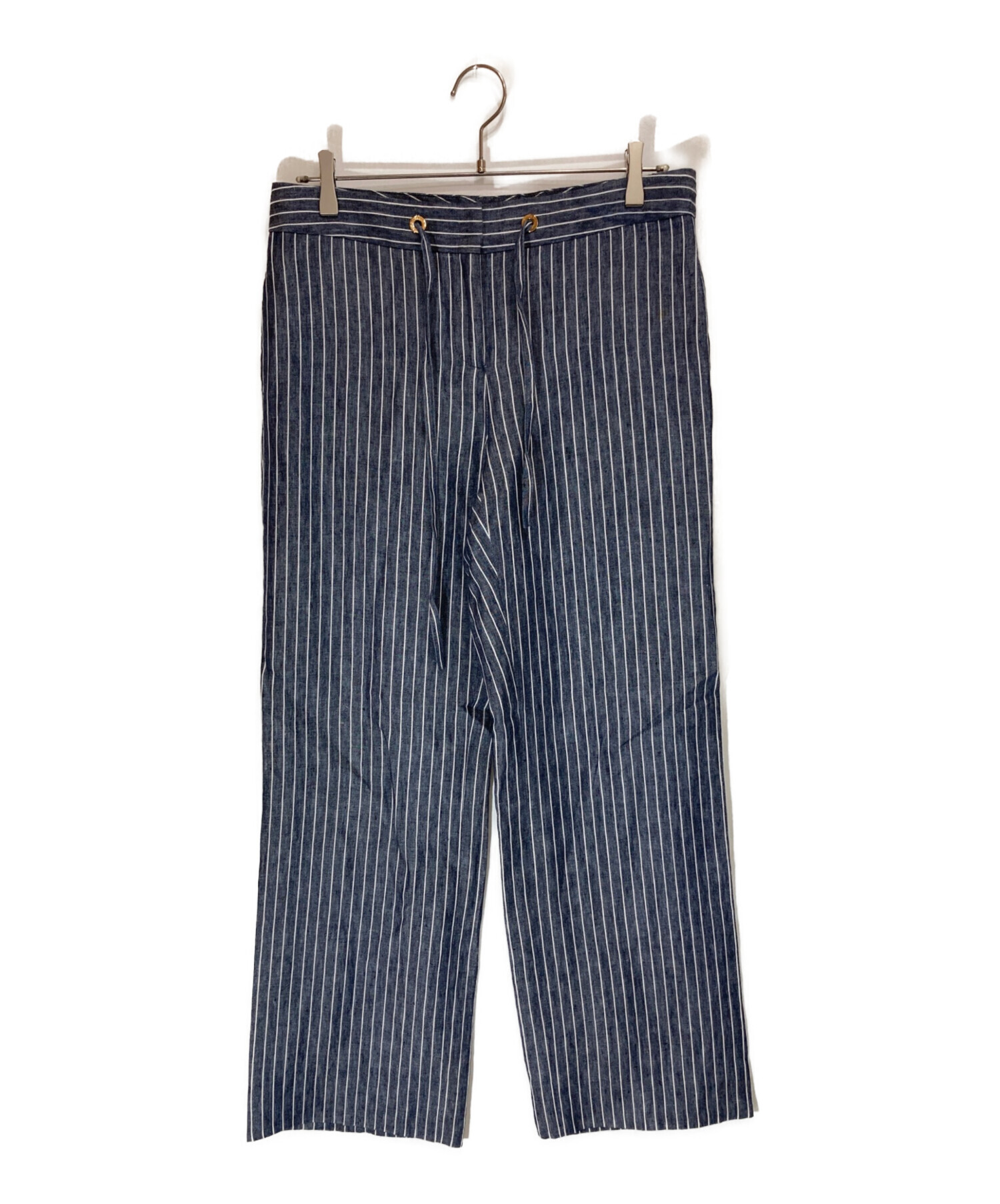 美品 ロロピアーナ リネンパンツ 中古・古着通販】LORO PIANA (ロロピアーナ) リネンストライプパンツ