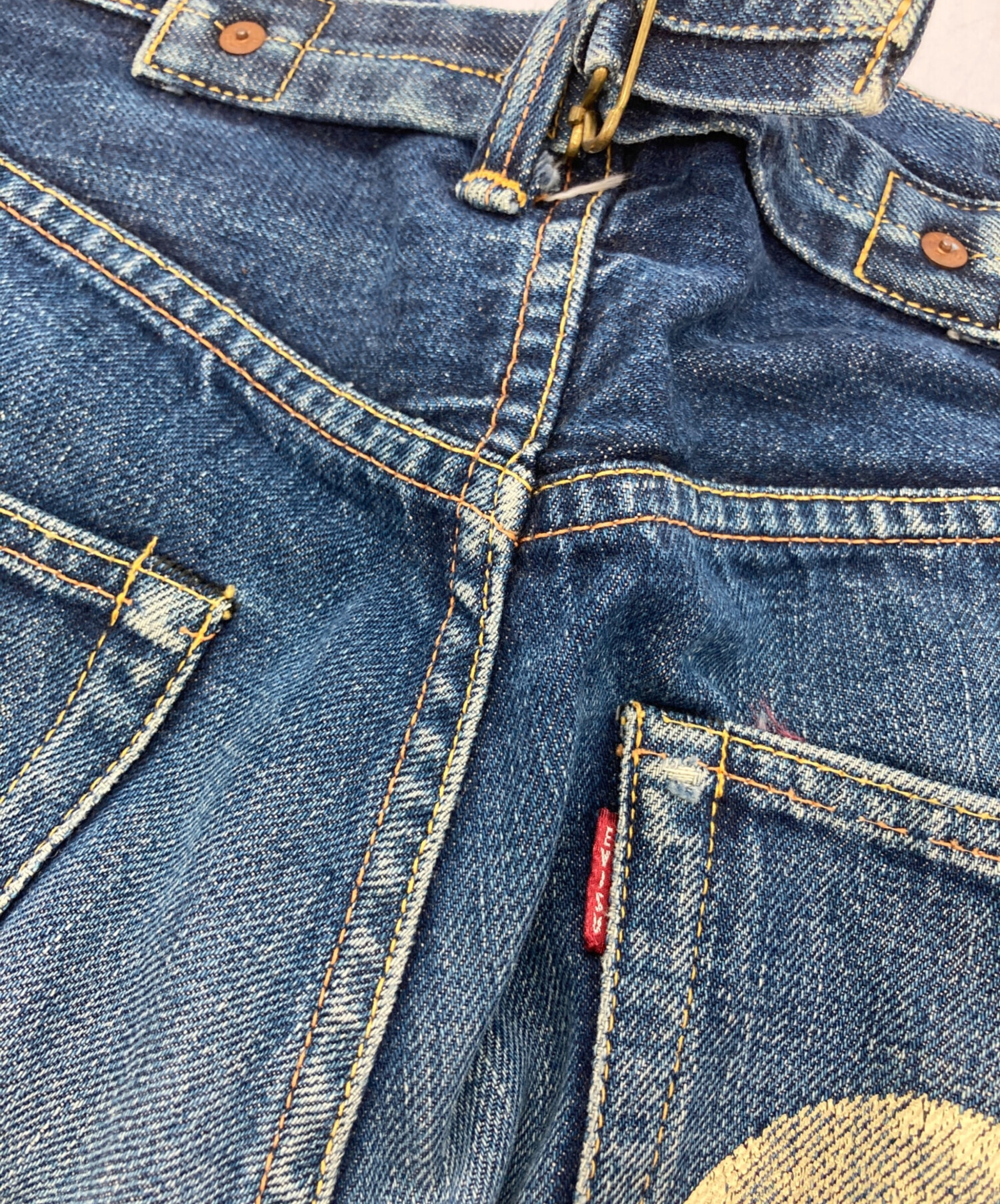 中古・古着通販】EVISU (エヴィス) シンチバッグデニムパンツ