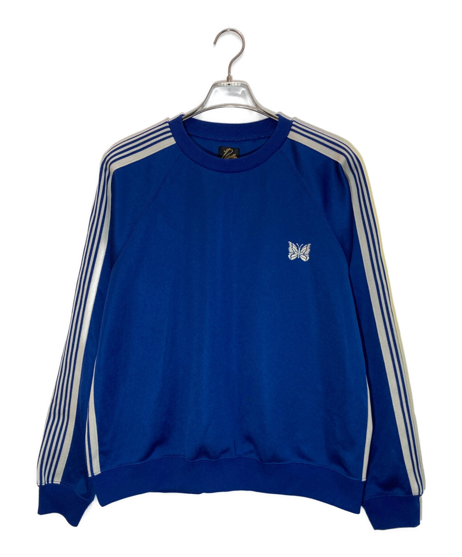 中古・古着通販】Needles (ニードルズ) Track Crew Neck Shirt ブルー