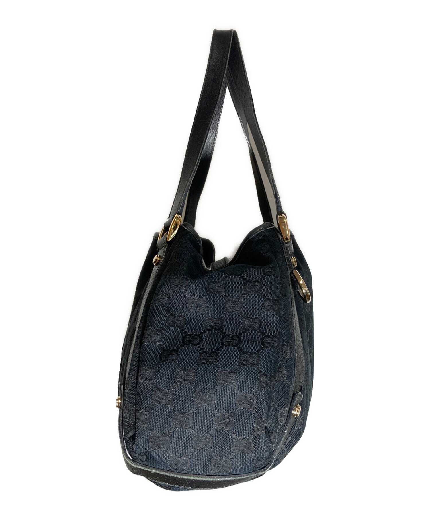 中古・古着通販】GUCCI (グッチ) アビートートバッグ ブラック サイズ