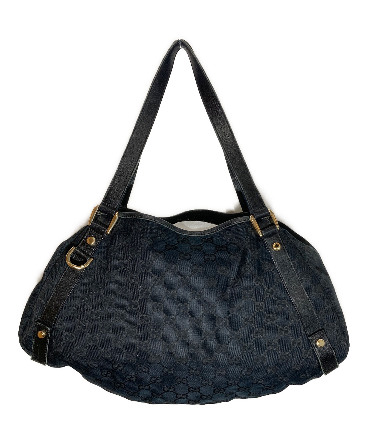 中古・古着通販】GUCCI (グッチ) アビートートバッグ ブラック サイズ 