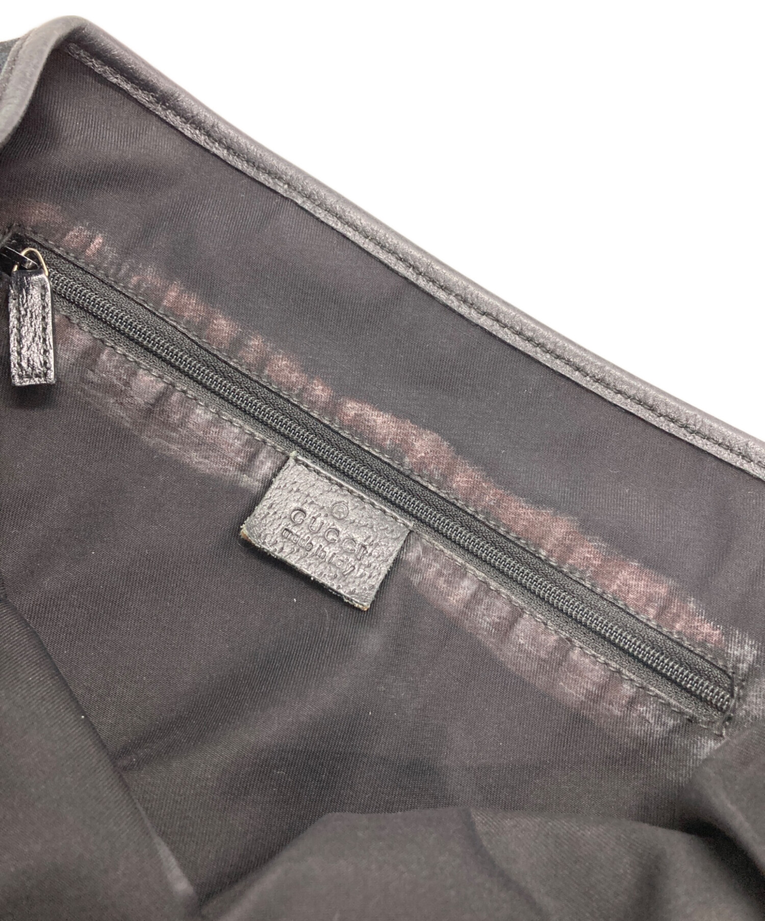 中古・古着通販】GUCCI (グッチ) アビートートバッグ ブラック サイズ