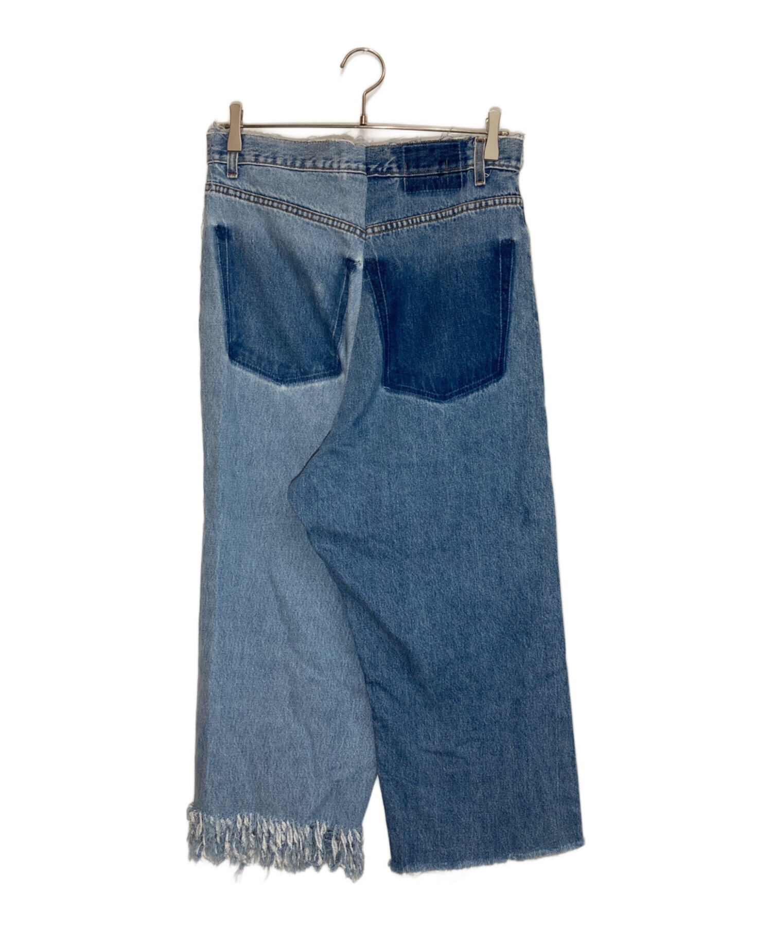 【77circa リメイク レースアップ デニム】ナナナナサーカ 中古・古着通販】77circa (ナナナナサーカ) リメイクデニムパンツ