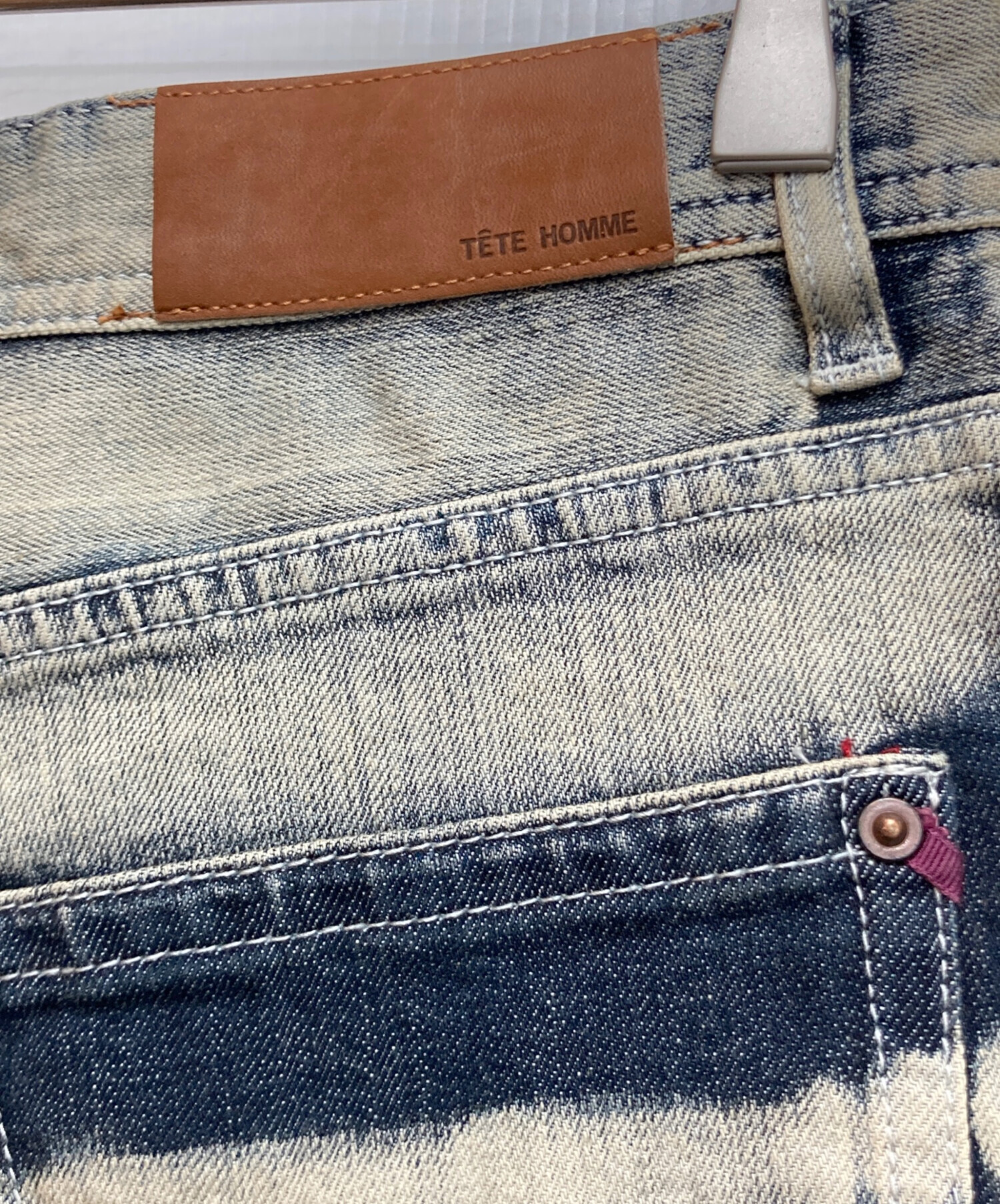 中古・古着通販】TETE HOMME (テット オム) デニムパンツ ネイビー 