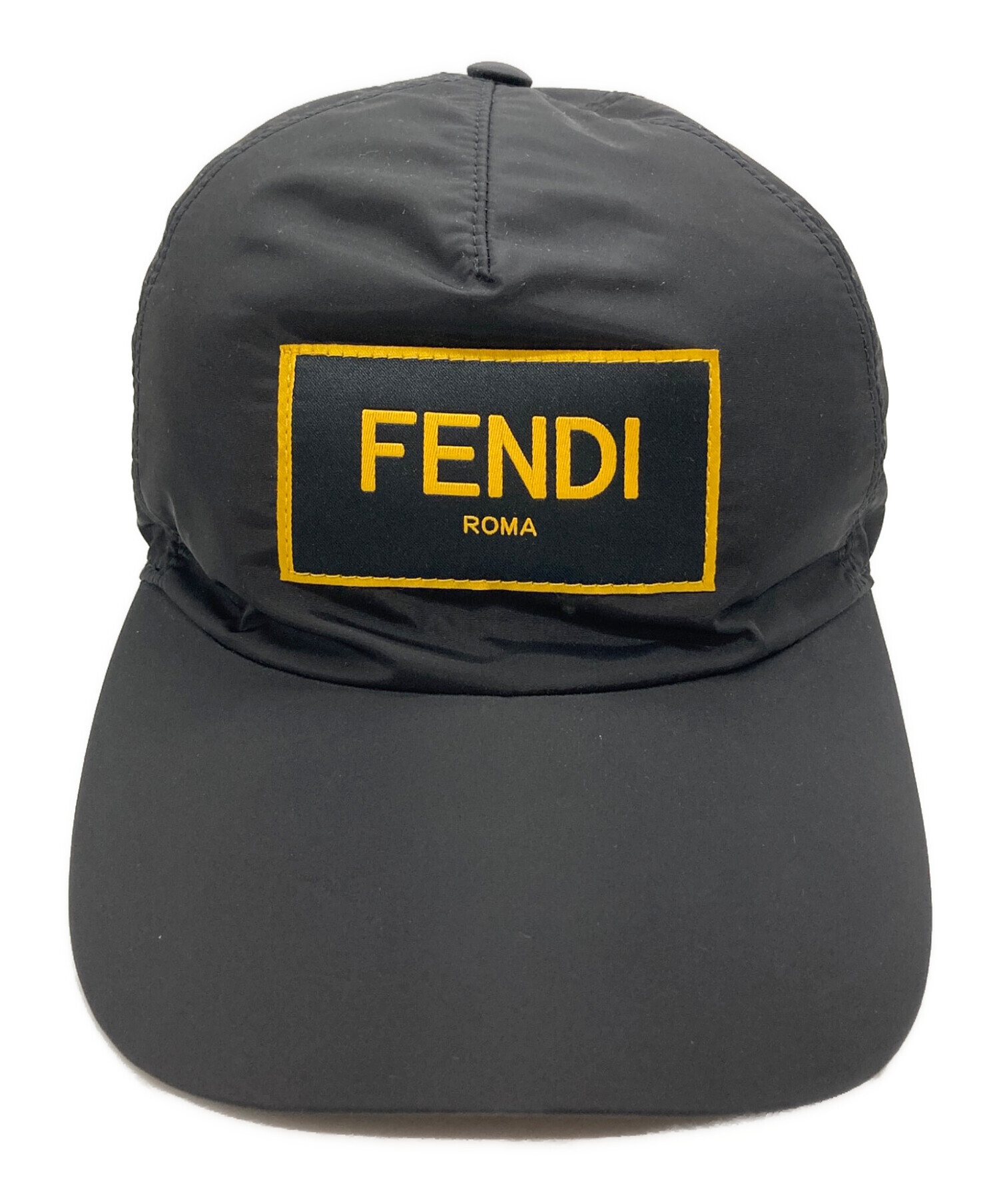 中古・古着通販】FENDI (フェンディ) ロゴキャップ ブラック｜ブランド