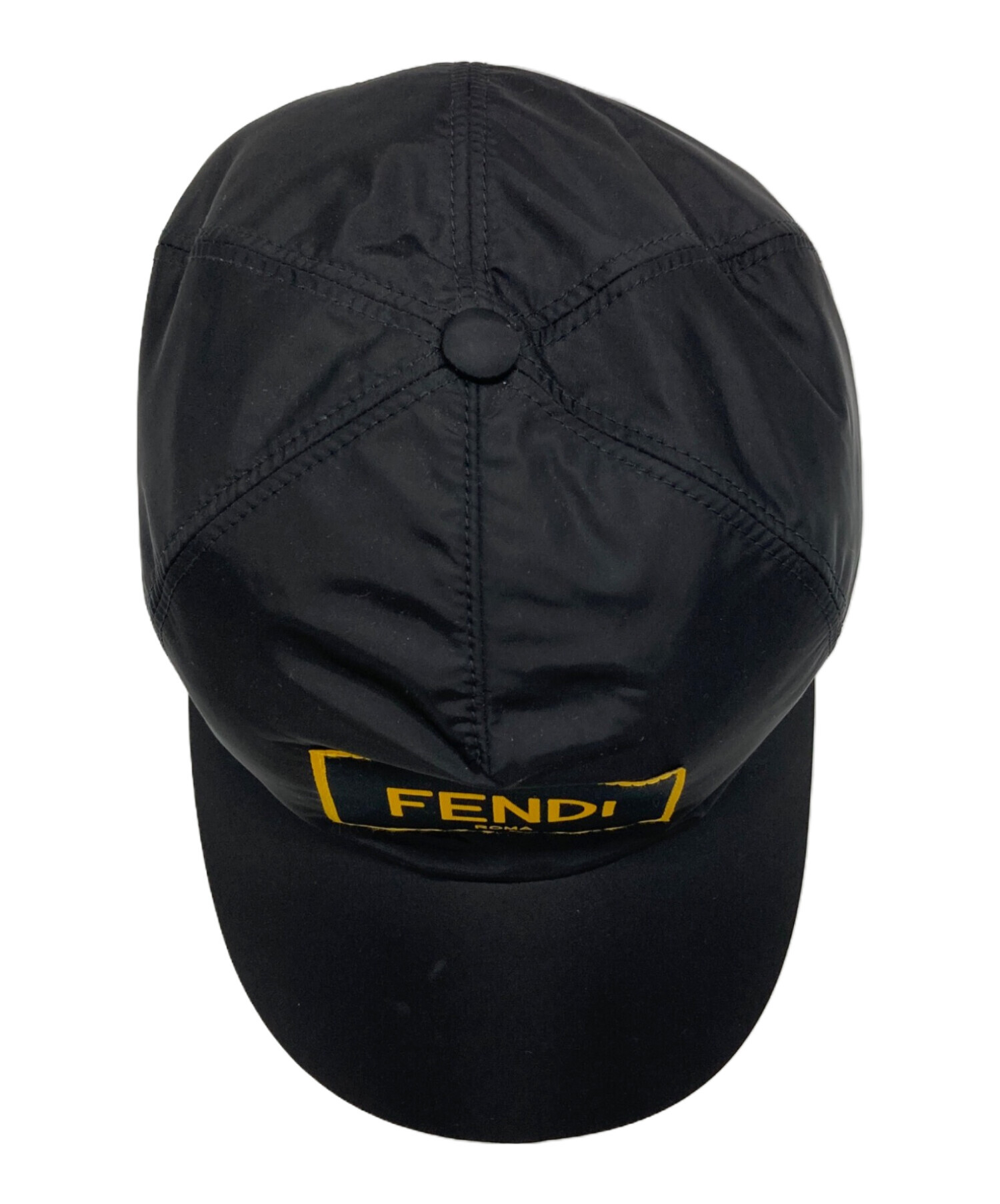中古・古着通販】FENDI (フェンディ) ロゴキャップ ブラック｜ブランド