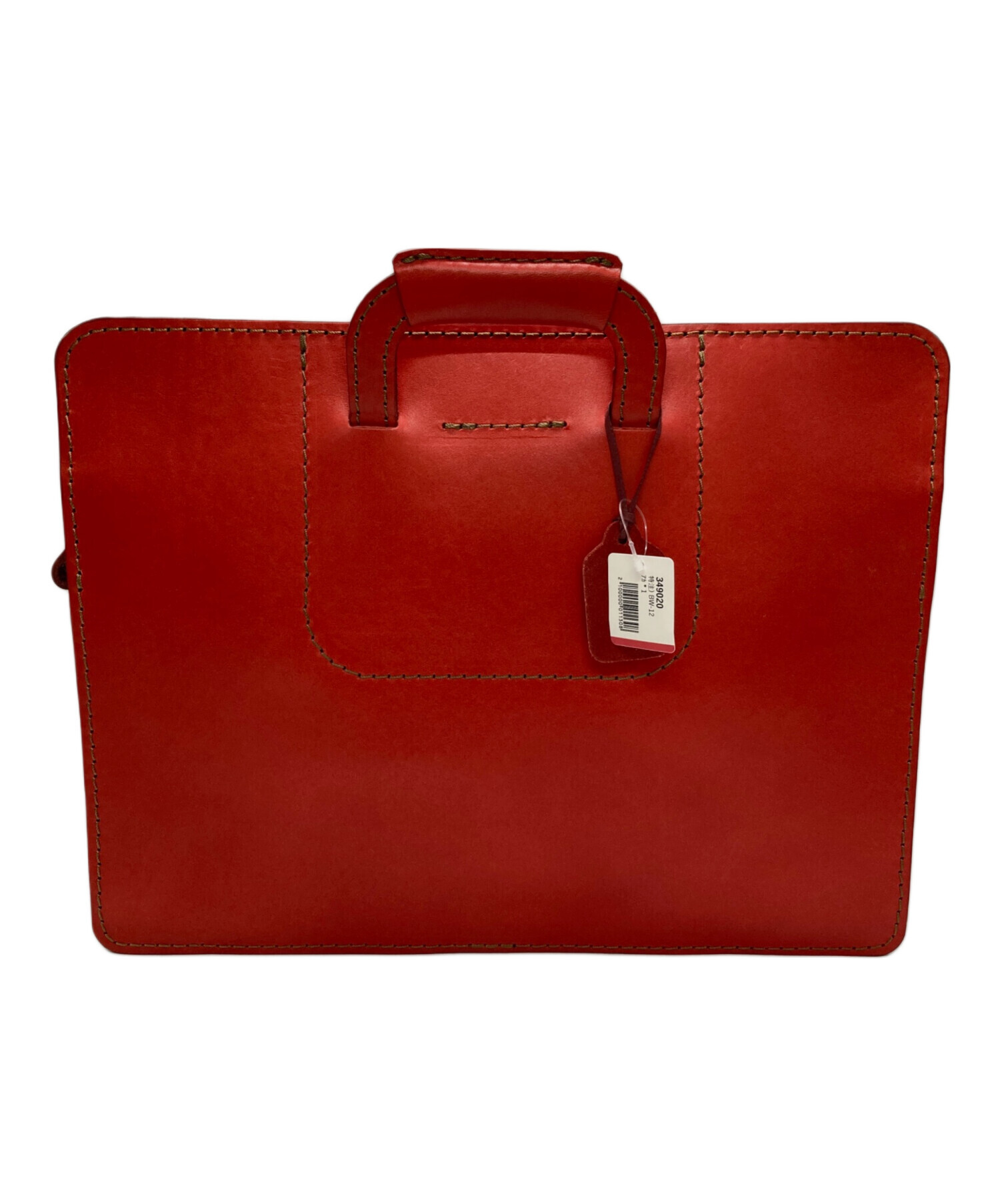 HERZ ヘルツ 2WAY ビジネスバッグ　ブリーフケース　ボルドー 中古・古着通販】Herz (ヘルツ) 二本手ビジネスバッグ レッド サイズ