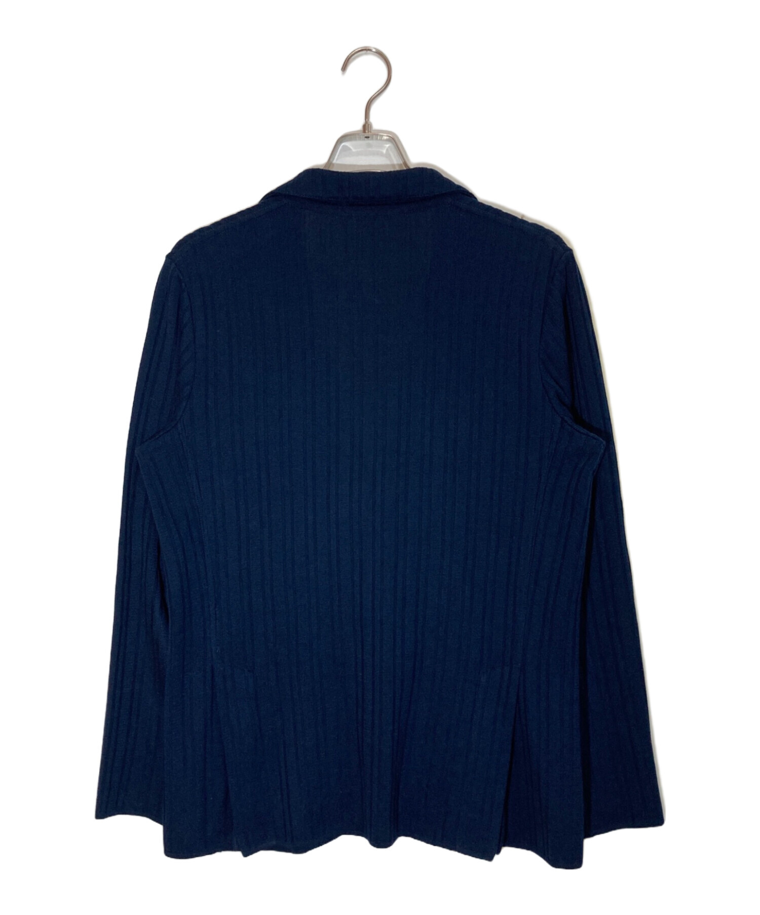LARDINI ラルディーニ　ニットジャケット　ネイビー 中古・古着通販】LARDINI (ラルディーニ) ニットジャケット ネイビー