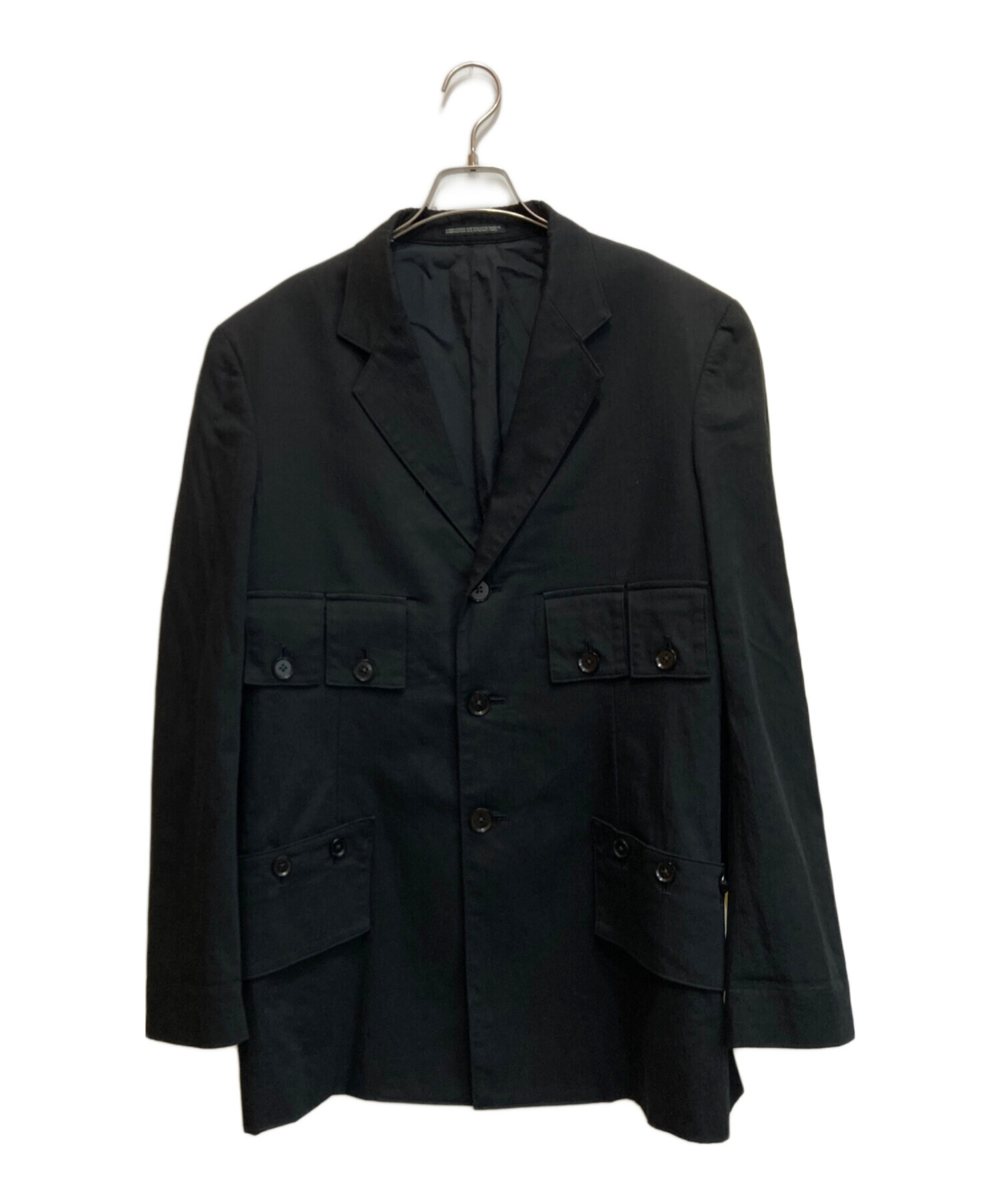 プールオム　レーヨン　ジャケット 中古・古着通販】Yohji Yamamoto pour homme (ヨウジヤマモト