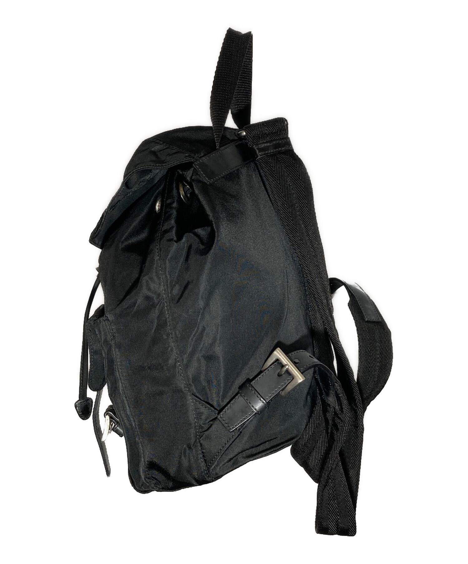 中古・古着通販】PRADA (プラダ) トライアングルロゴ ナイロンバック