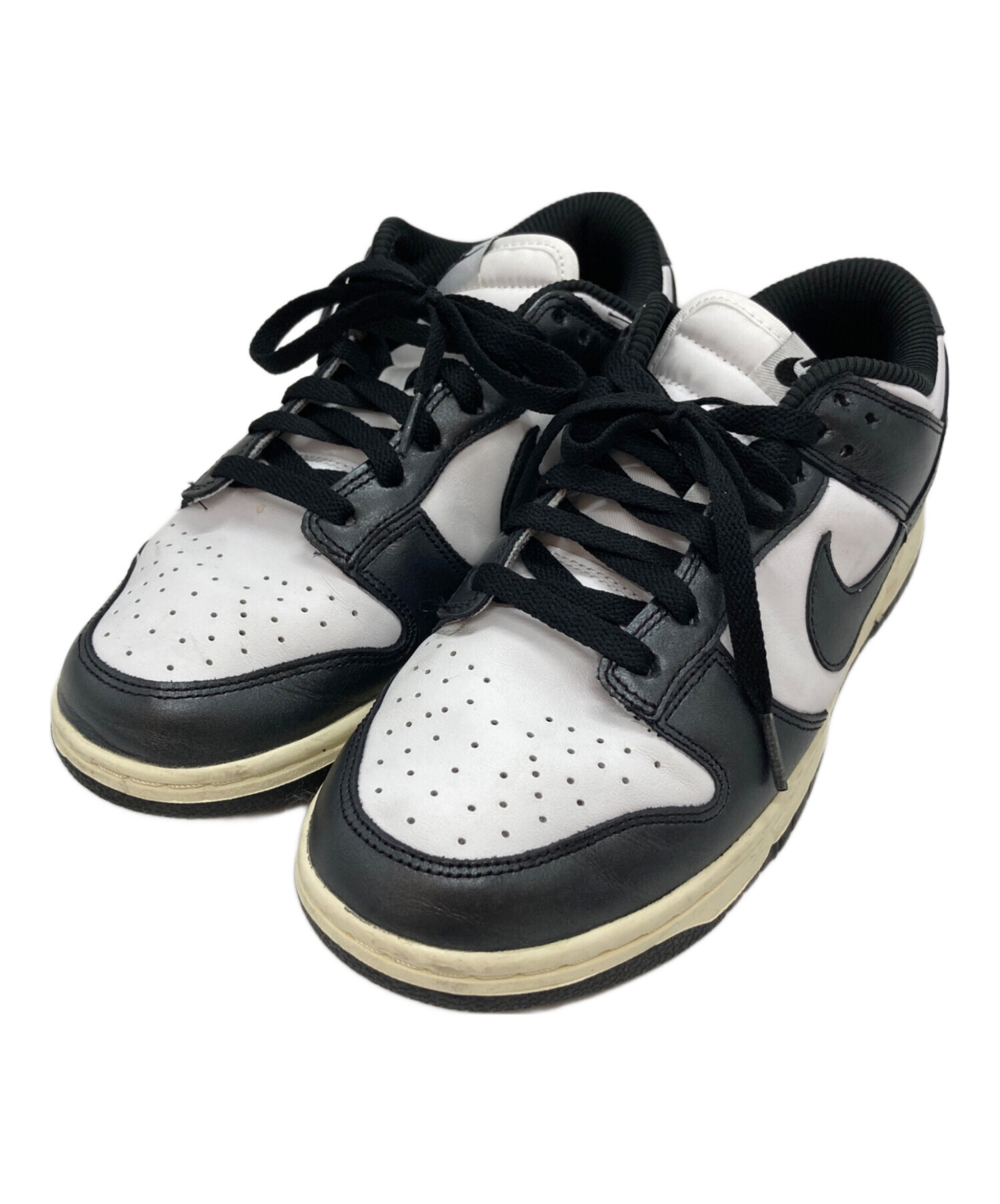 中古・古着通販】NIKE (ナイキ) DUNK LOW PRM ブラック×ホワイト 