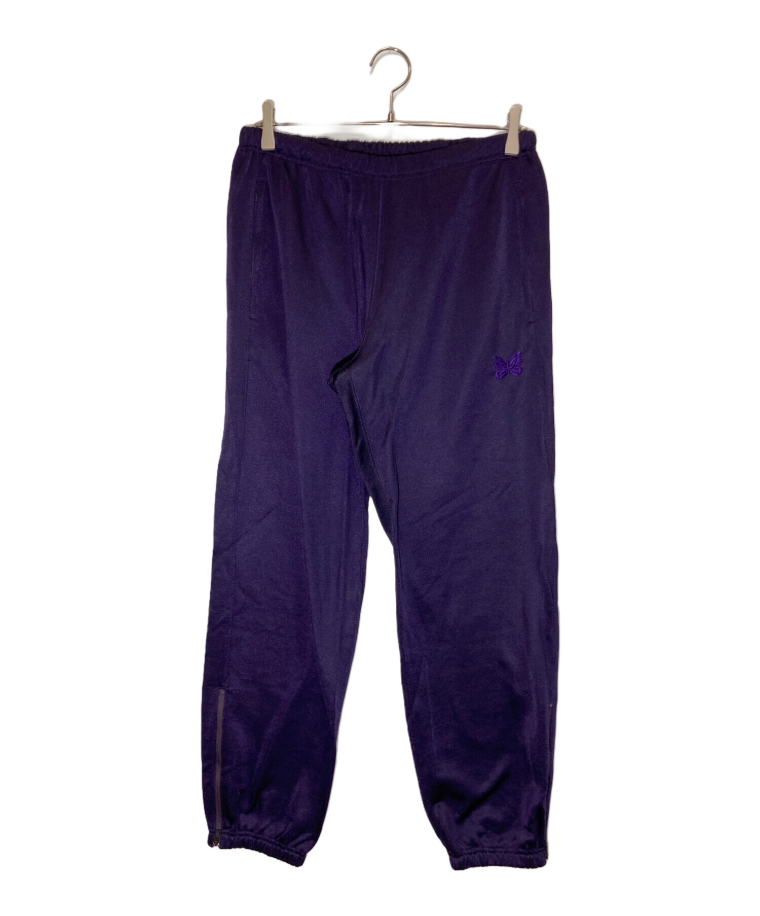 needles スウェットパンツ 紫 M 中古・古着通販】Needles (ニードルズ) Zipped Sweat Pant パープル