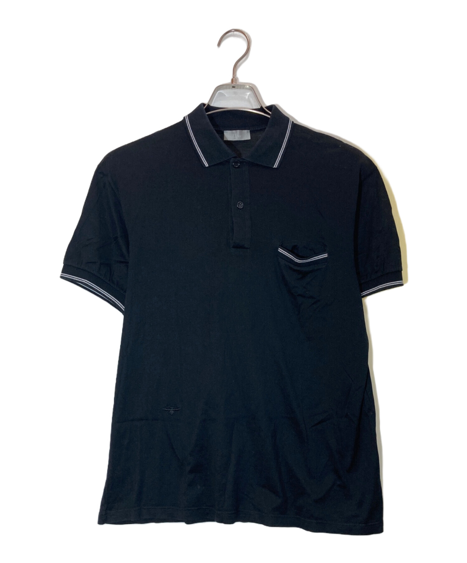 中古・古着通販】Dior Homme (ディオール オム) ポロシャツ ブラック