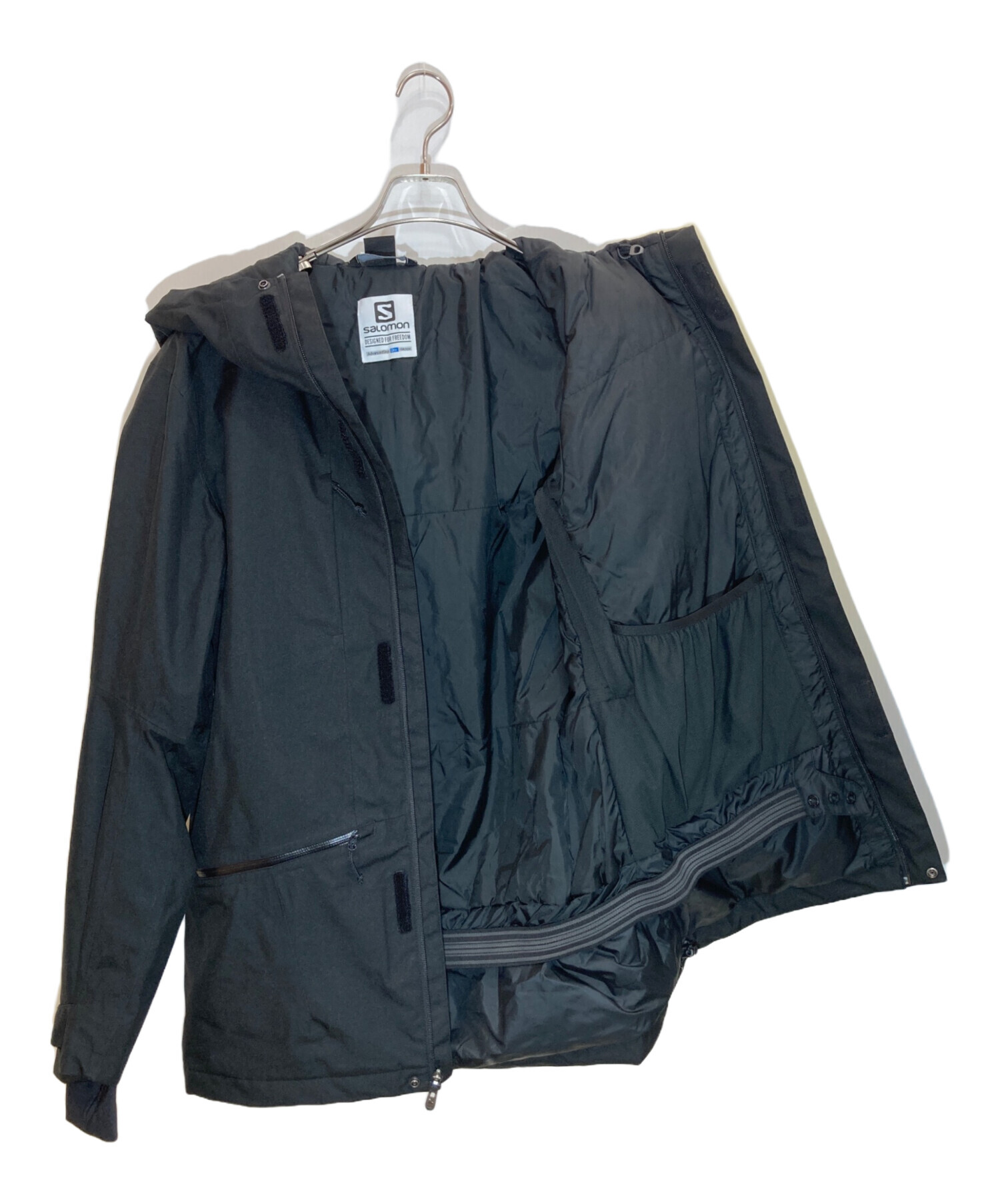 中古・古着通販】SALOMON (サロモン) マウンテンパーカー ブラック