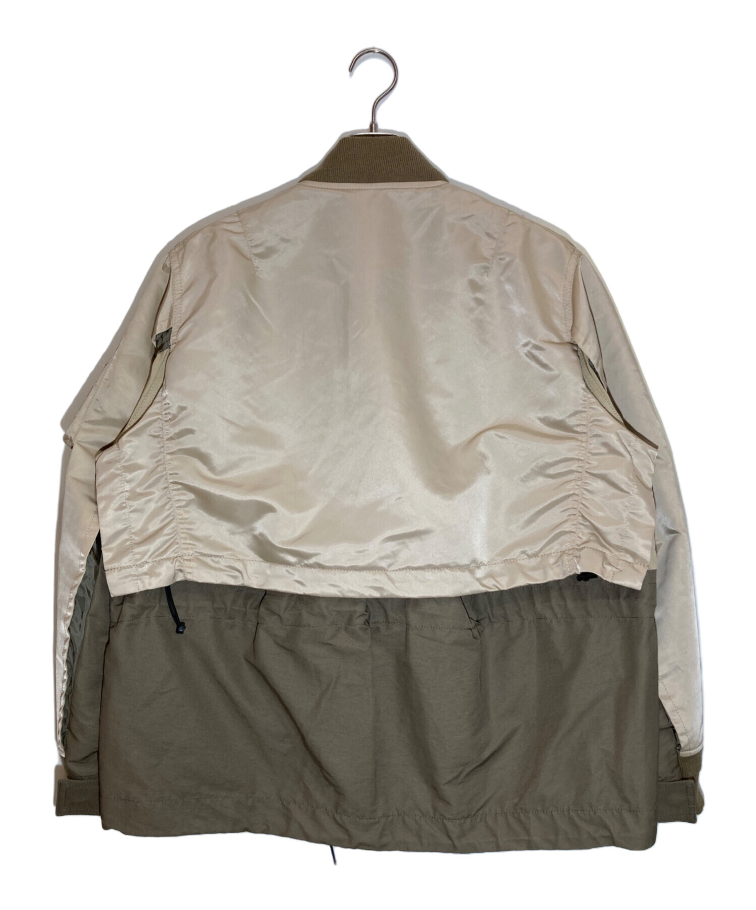 中古・古着通販】sacai (サカイ) Nylon Twill Mix Blouson ベージュ
