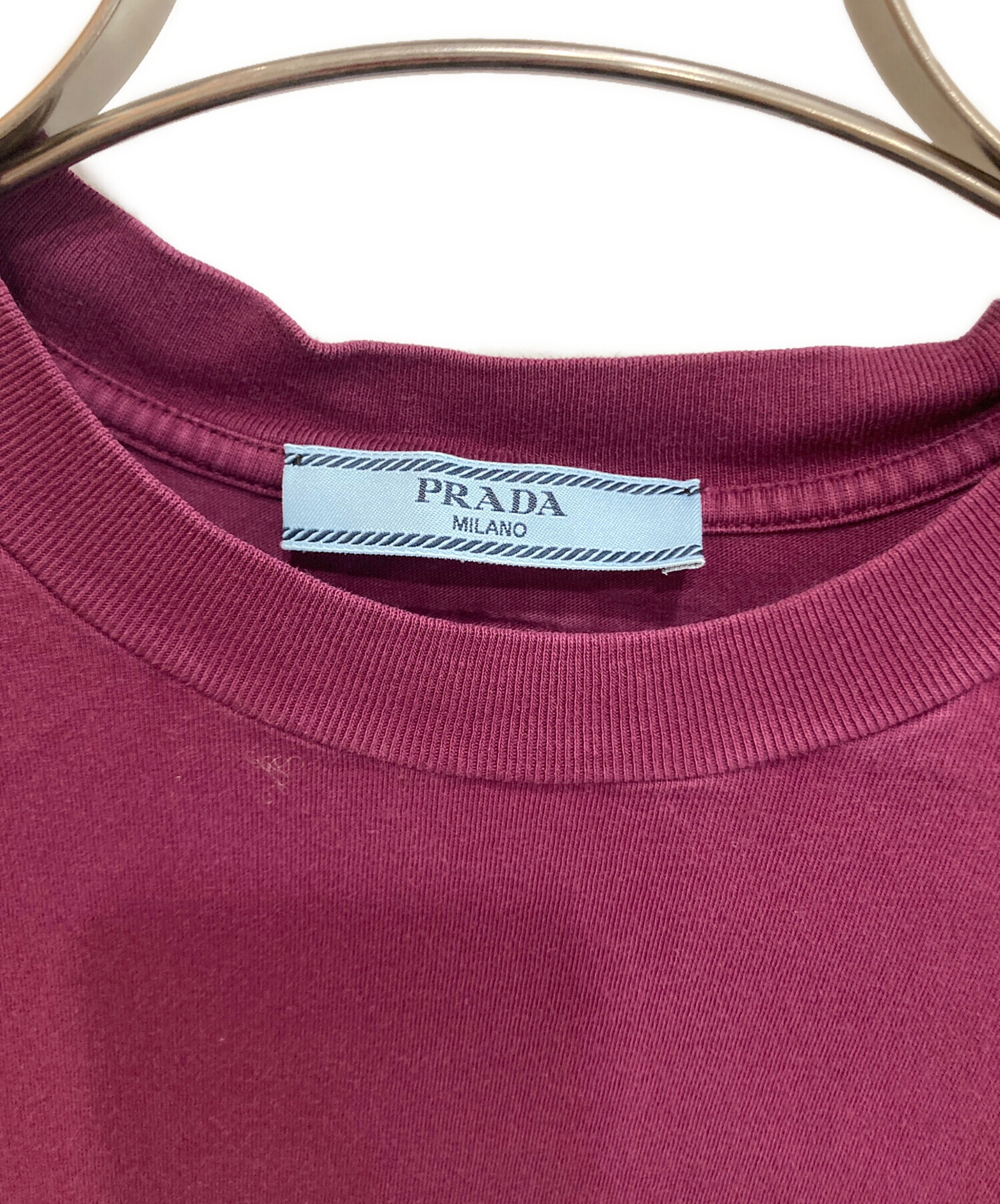 中古・古着通販】PRADA (プラダ) Tシャツ パープル サイズ:XS