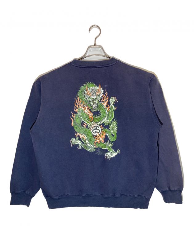 Stussy ドラゴンバックプリント スウェット 中古・古着通販】stussy (ステューシー) ボロドラゴンプリント