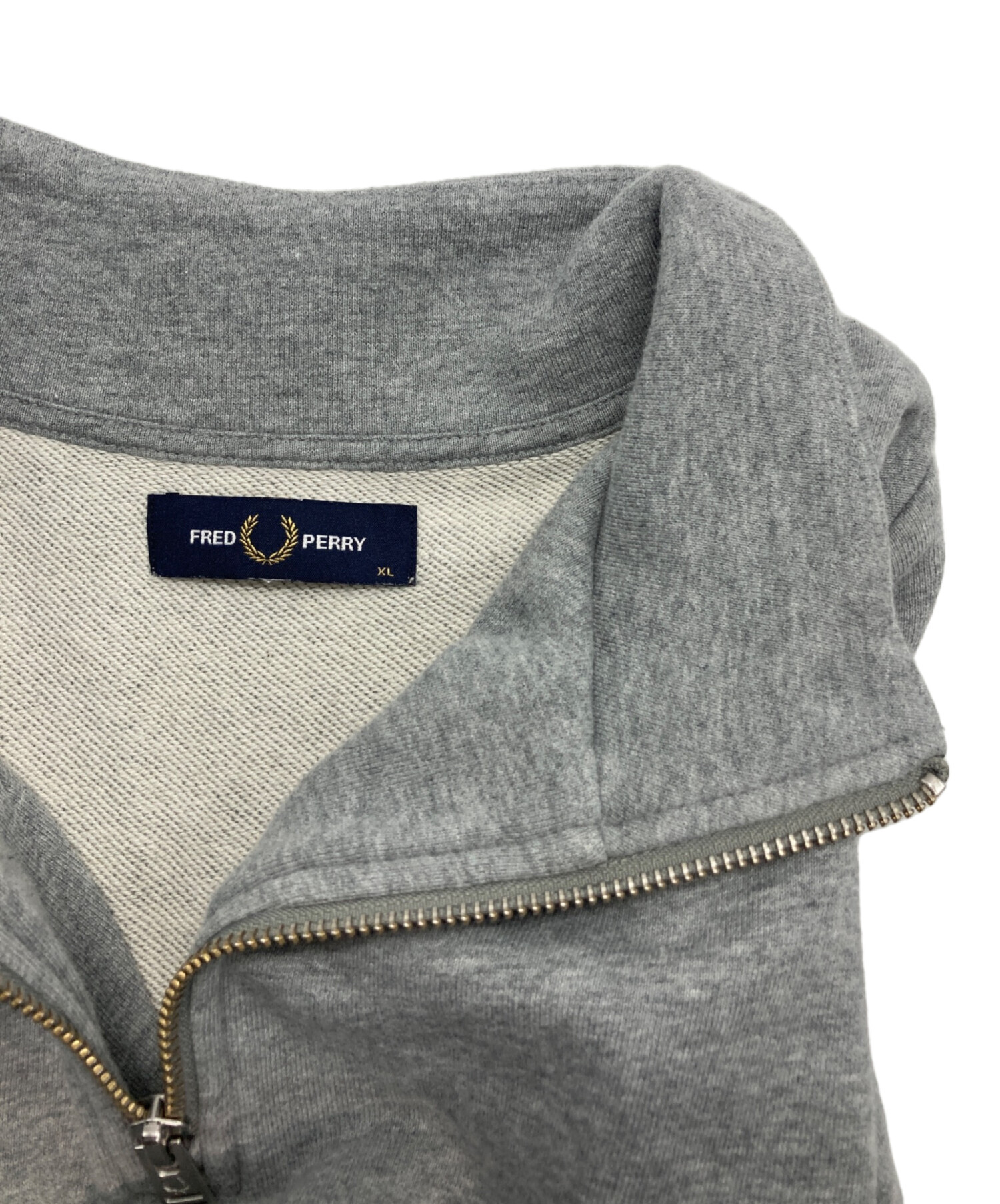 中古・古着通販】FRED PERRY (フレッドペリー) ハーフジップスウェット 