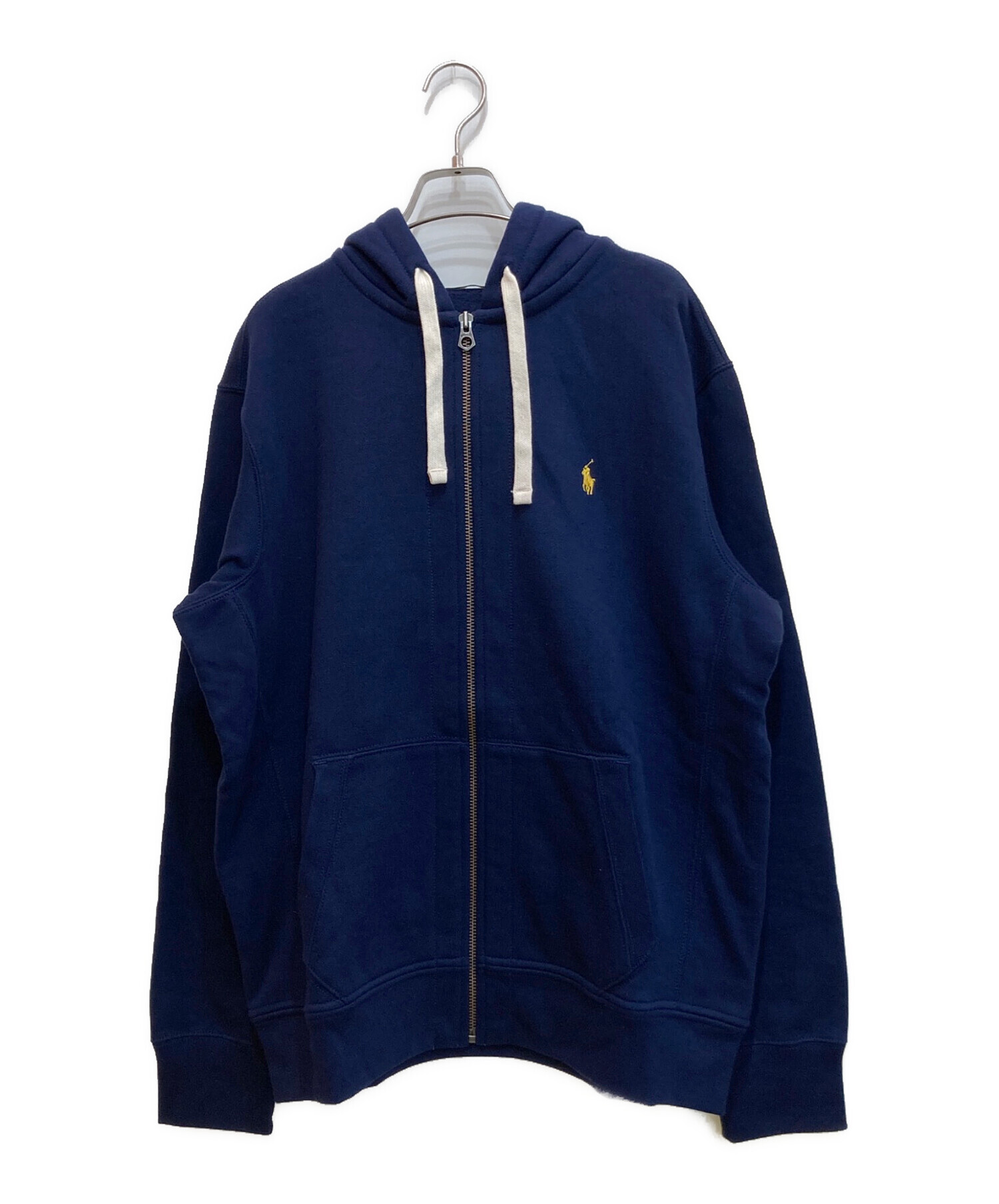 古着 Polo by Ralph Lauren ハーフジップ パーカー ネイビー 中古・古着通販】POLO RALPH LAUREN (ポロ・ラルフローレン) ジップ