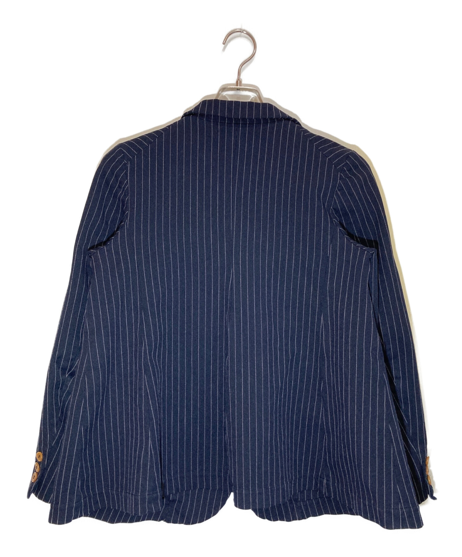 COMME des GARÇONS ネイビー ストライプ テーラードジャケット 中古・古着通販】COMME des GARCONS COMME des GARCONS