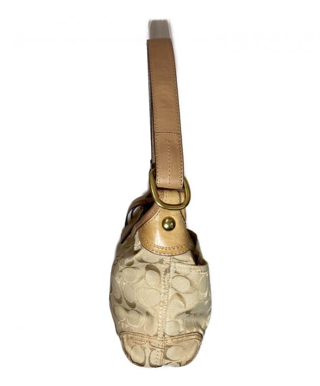 中古・古着通販】COACH (コーチ) ショルダーバッグ ベージュ サイズ