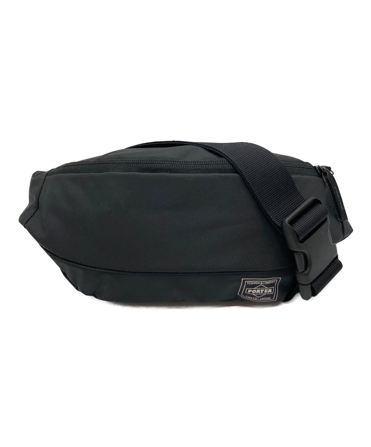 中古・古着通販】PORTER (ポーター) ムース ウエストバッグ ブラック