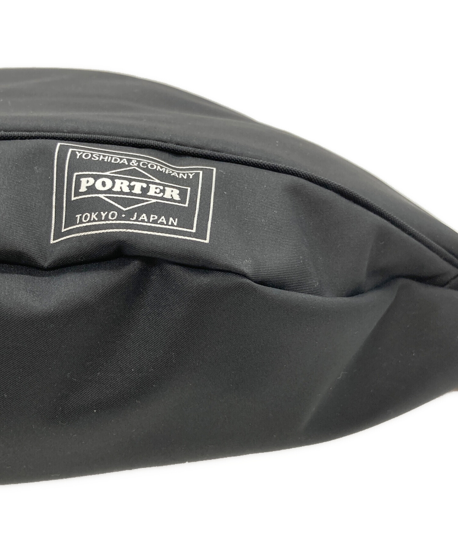 中古・古着通販】PORTER (ポーター) ムース ウエストバッグ ブラック