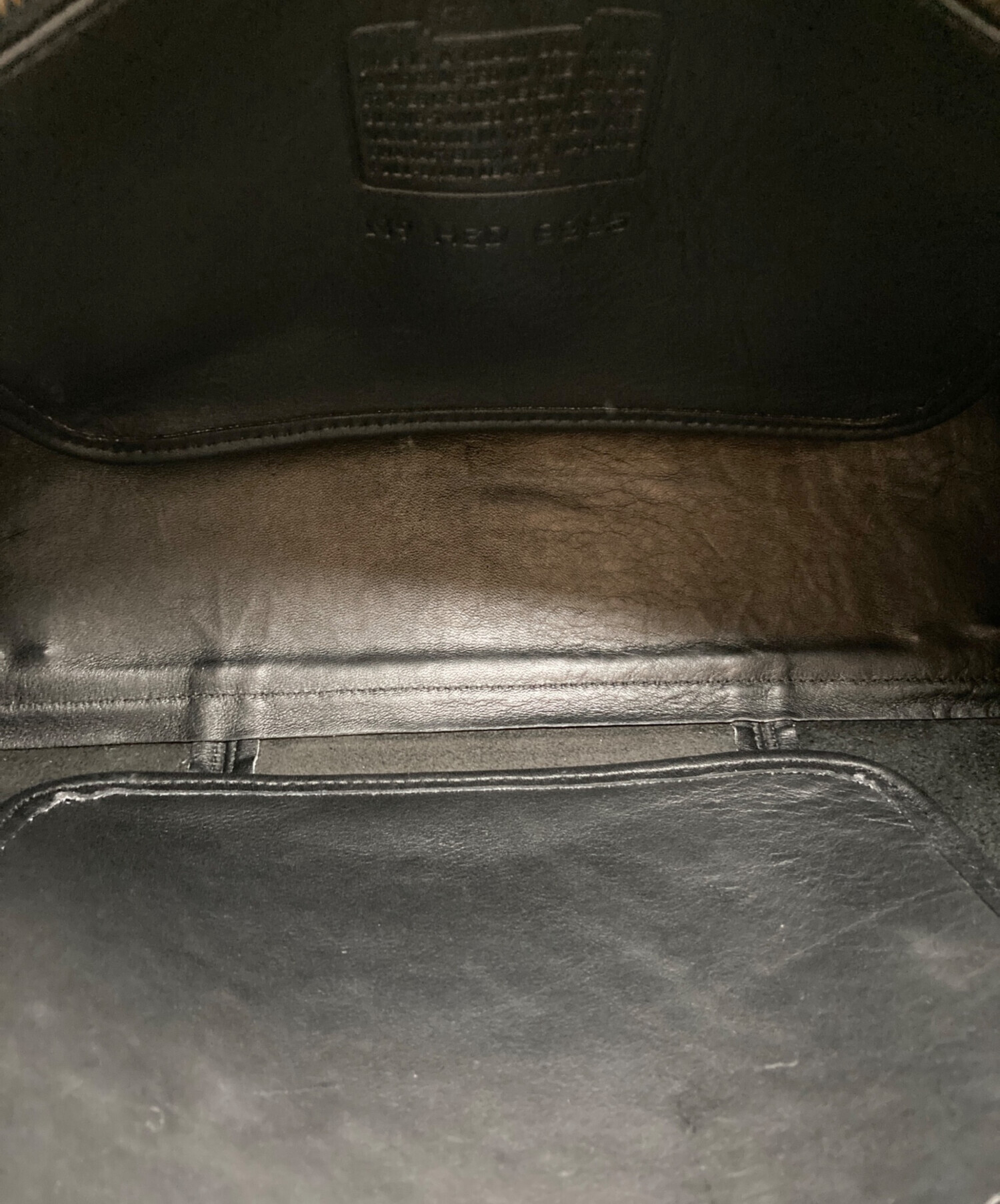 中古・古着通販】COACH (コーチ) 2wayレザーショルダーバッグ ブラック