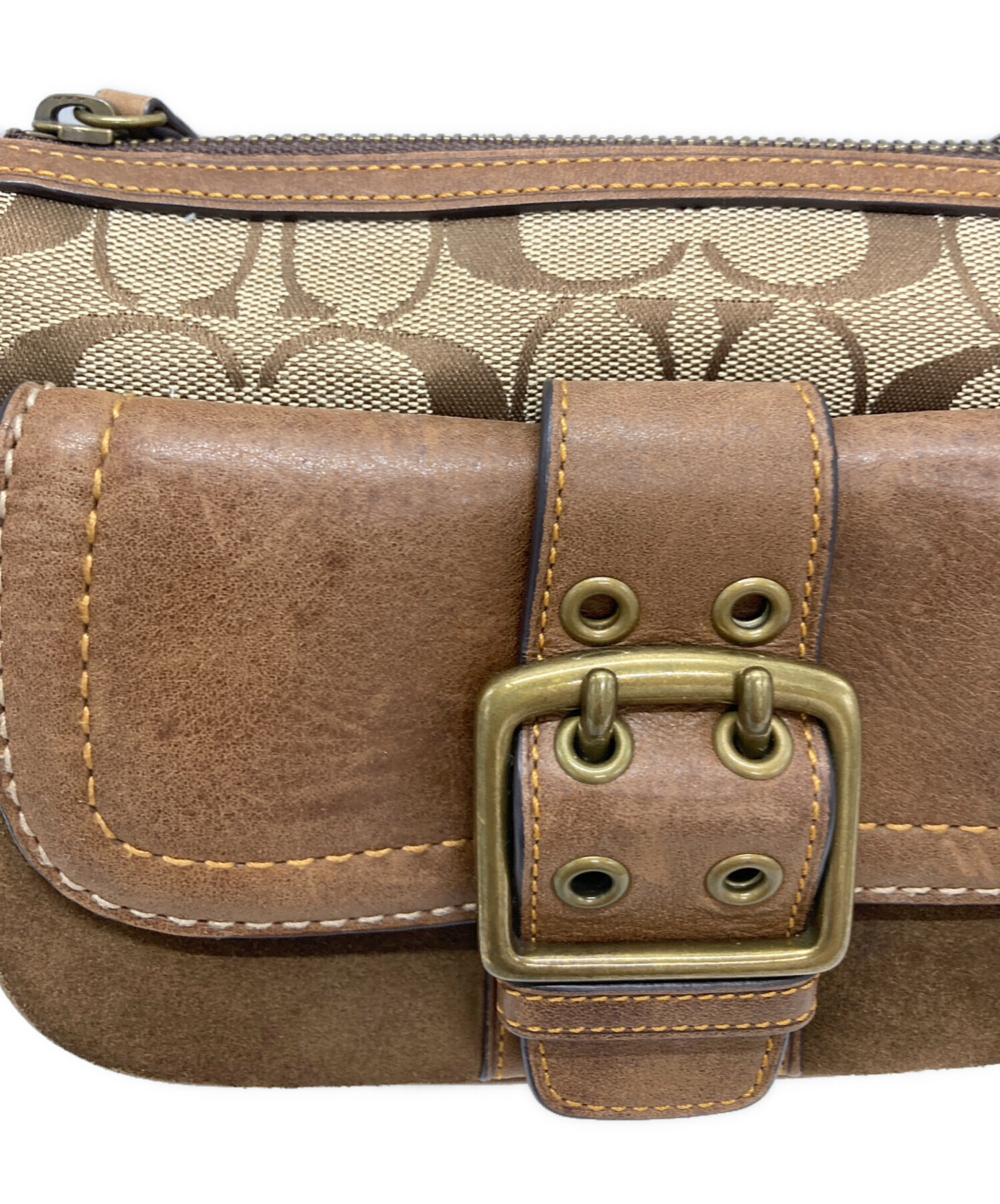 中古・古着通販】COACH (コーチ) ソーホー シグネチャー ハンドバッグ