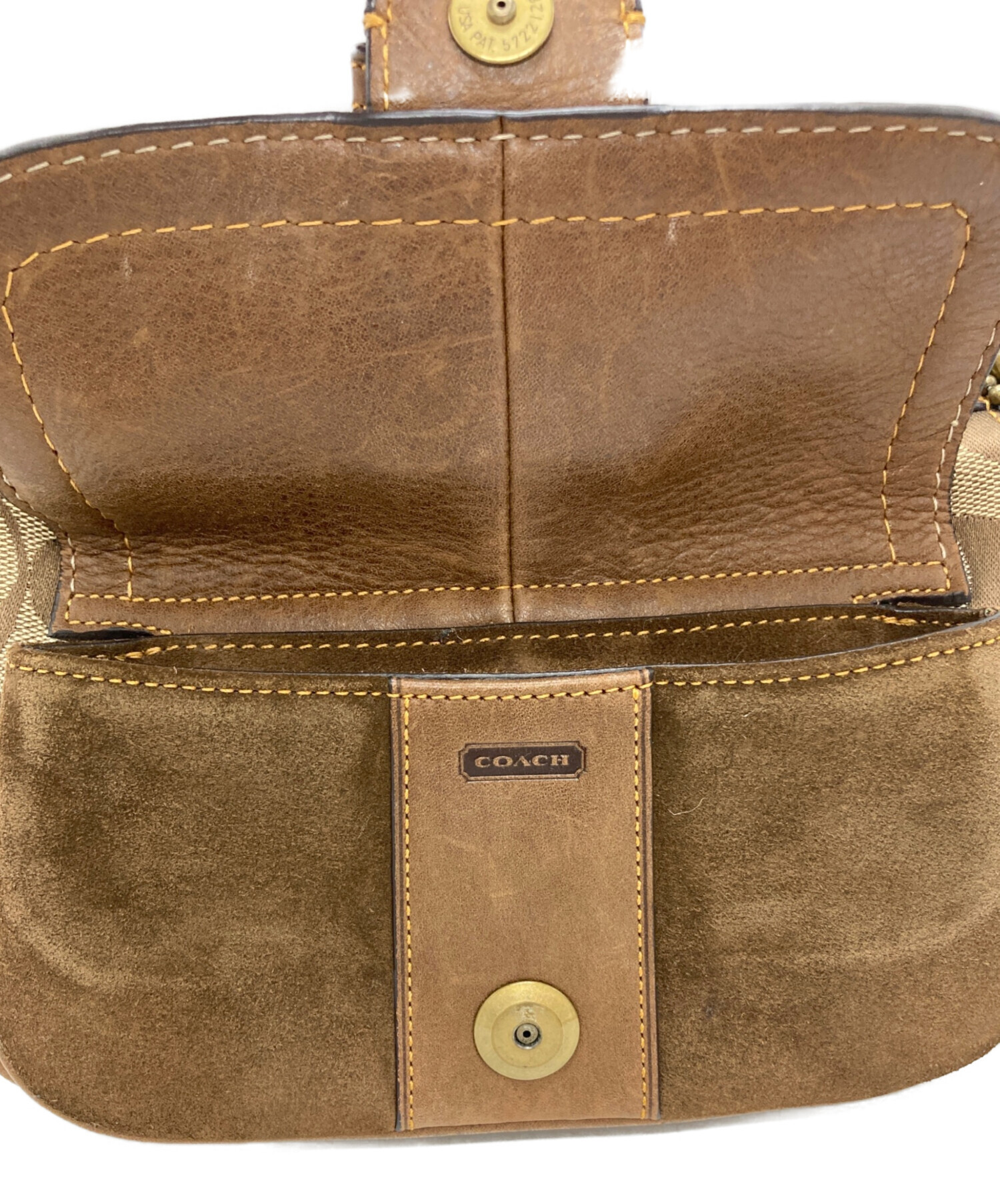 中古・古着通販】COACH (コーチ) ソーホー シグネチャー ハンドバッグ