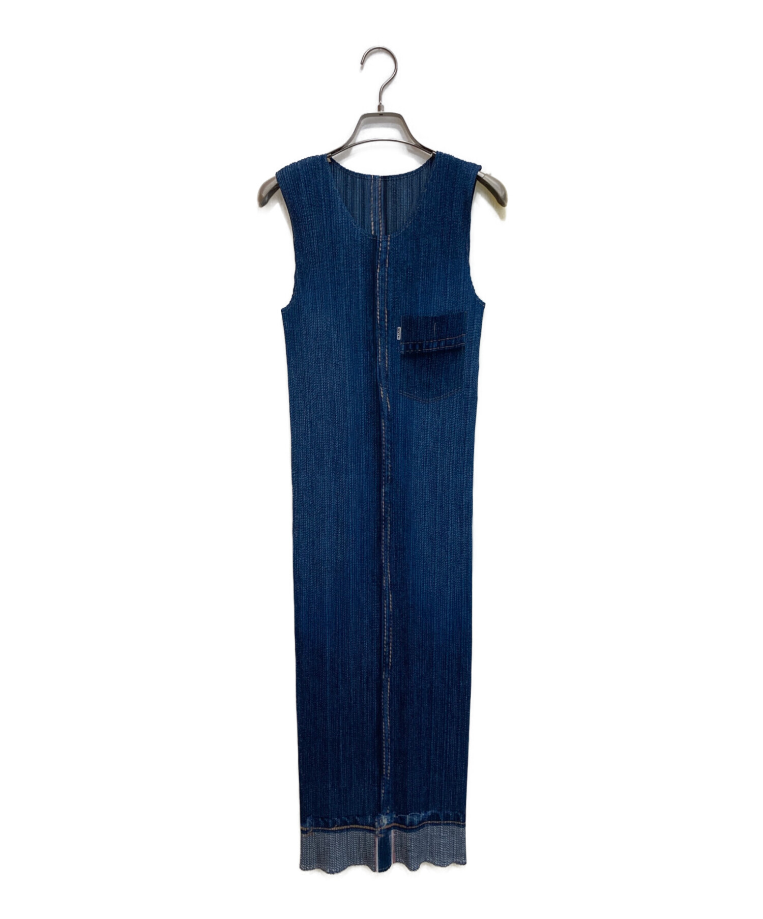 中古・古着通販】PLEATS PLEASE (プリーツプリーズ) デニム転写ロング 