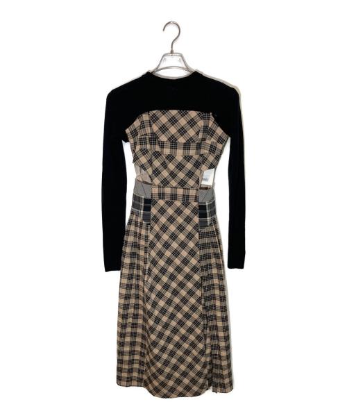 中古・古着通販】AND MARY (アンドマリー) Nadia check long dress