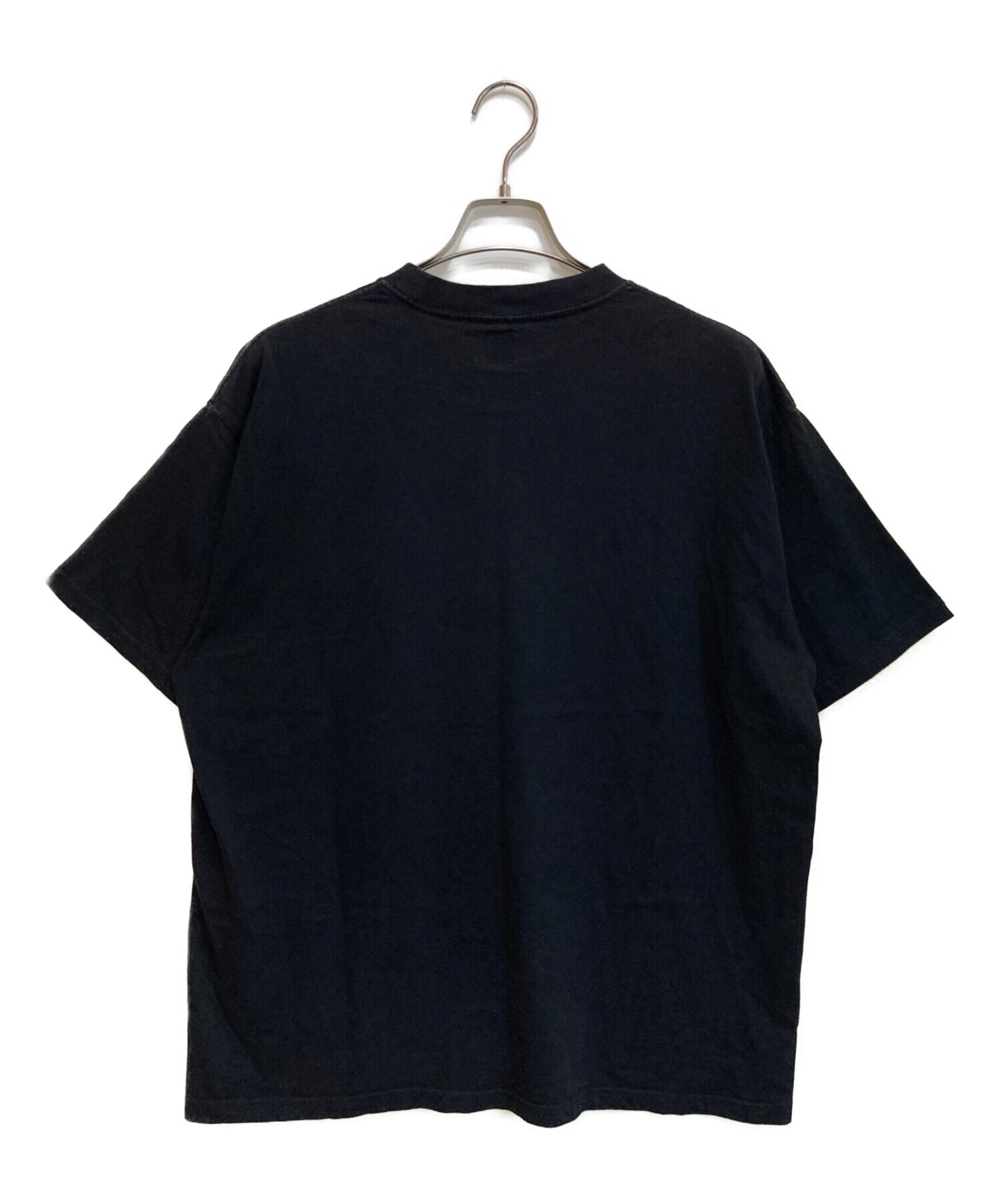 中古・古着通販】SEESEE (シーシー) プリントTシャツ ブラック サイズ