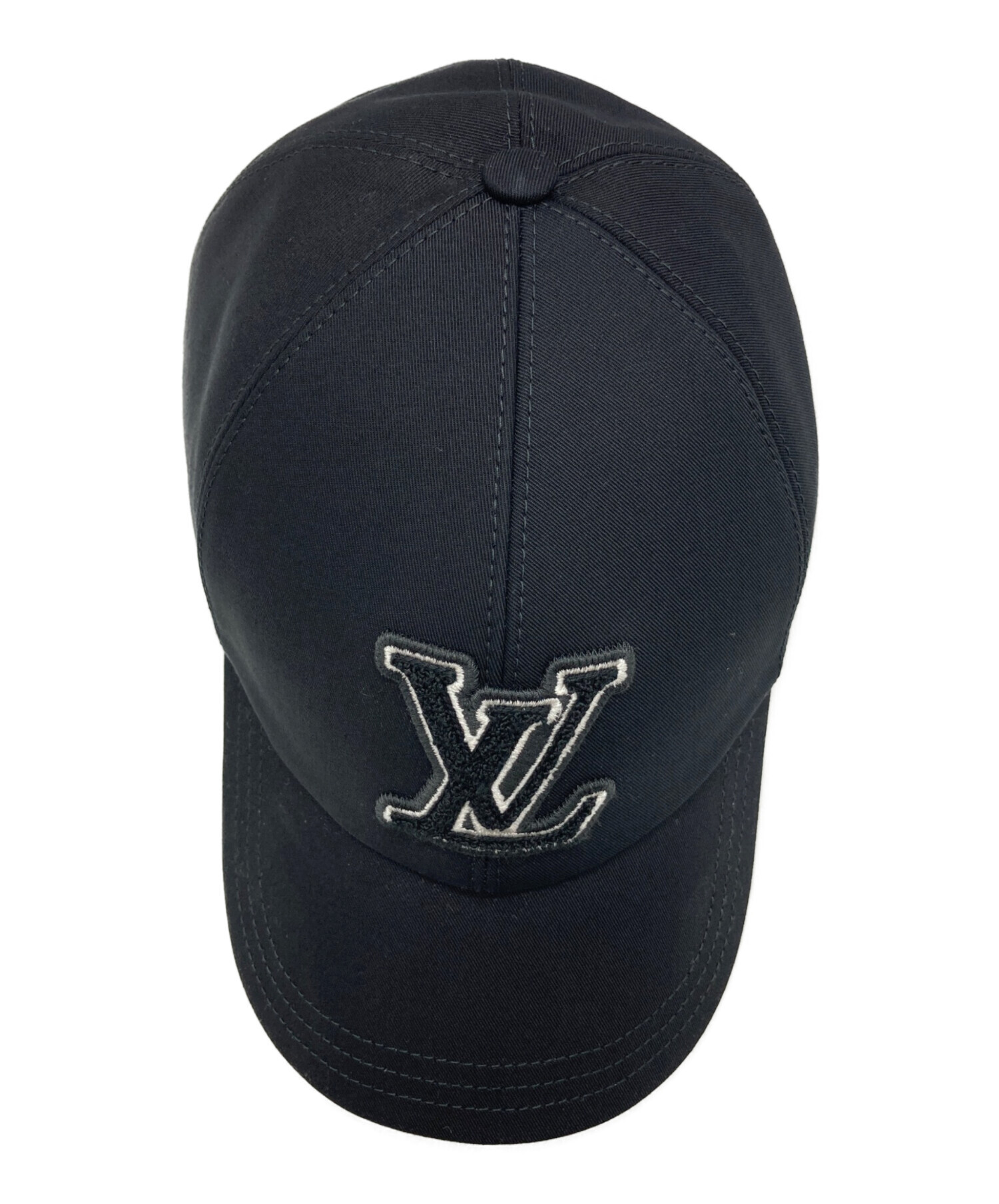 【明日まで値下げ中】LOUIS VUITTON キャップ・LV デー ブラック 中古・古着通販】LOUIS VUITTON (ルイ ヴィトン) キャップ・LV