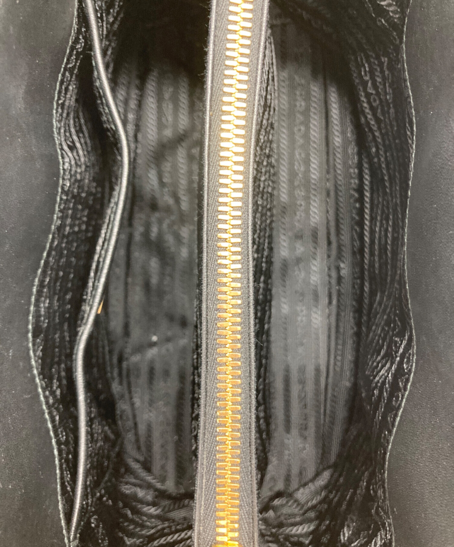中古・古着通販】PRADA (プラダ) ギャザー2WAYショルダーバッグ