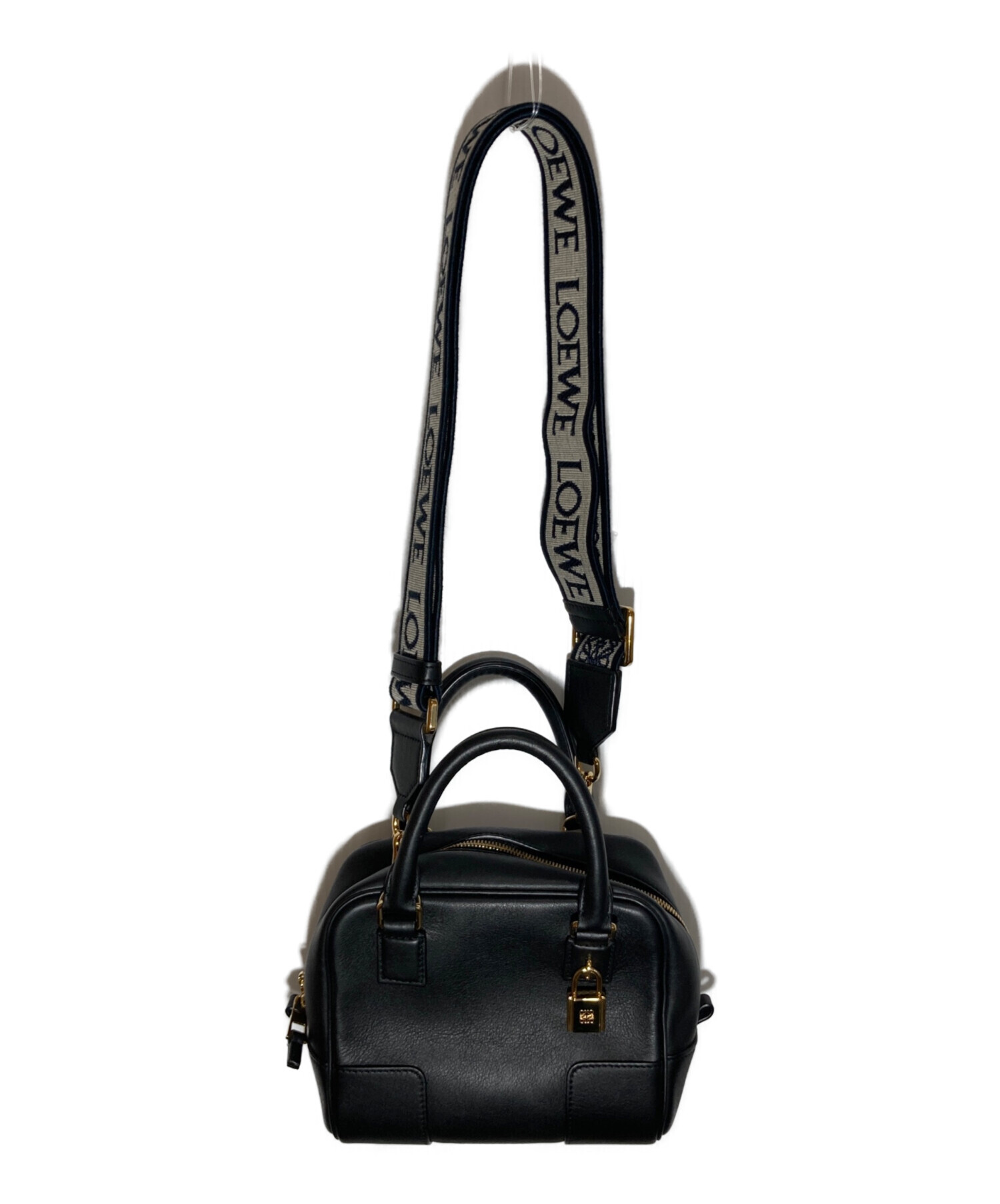 中古・古着通販】LOEWE (ロエベ) アマソナ16ショルダーバッグ ブラック