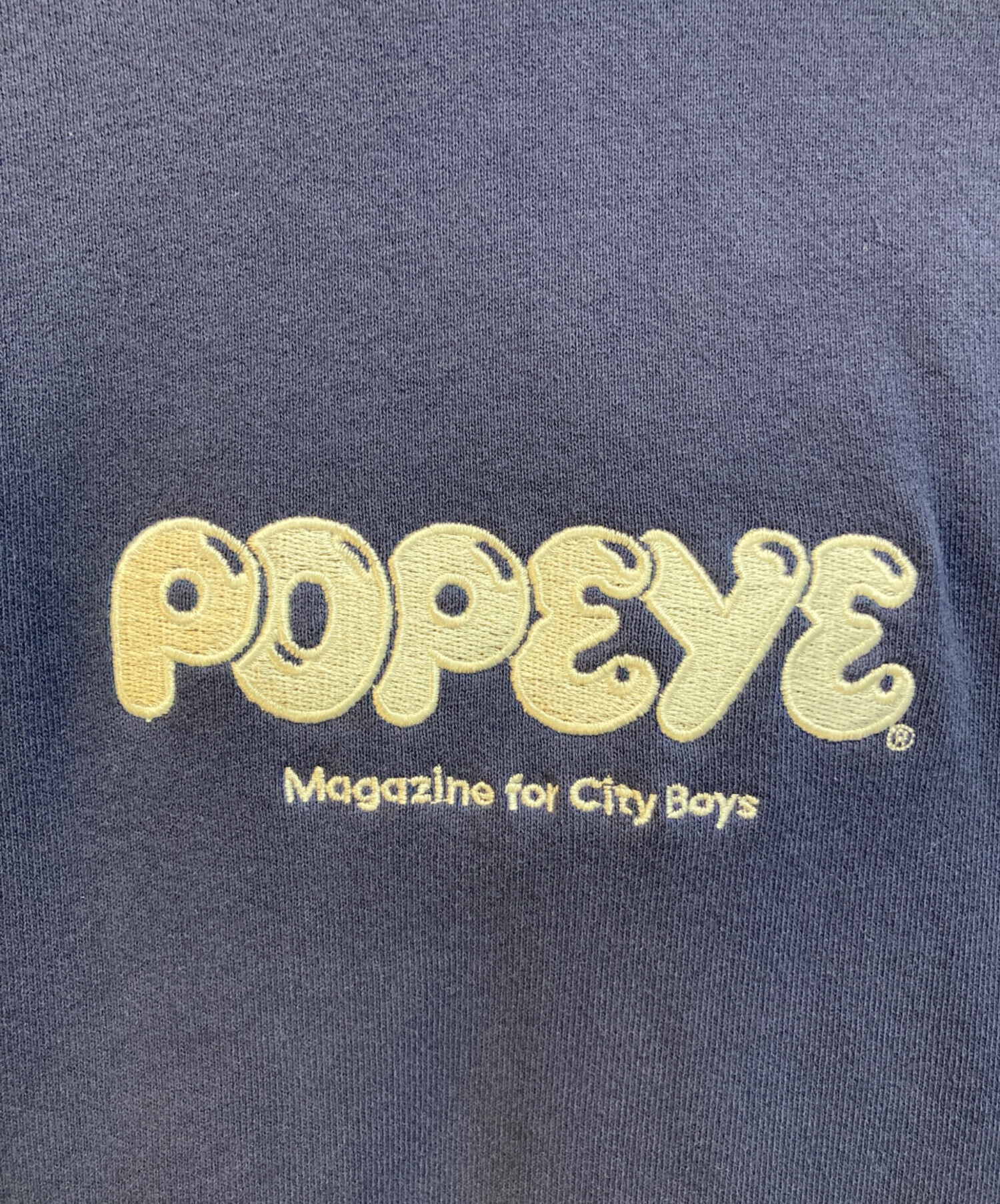 中古・古着通販】popeye (ポパイ) POPEYE Logo Hoodie / Deep Navy