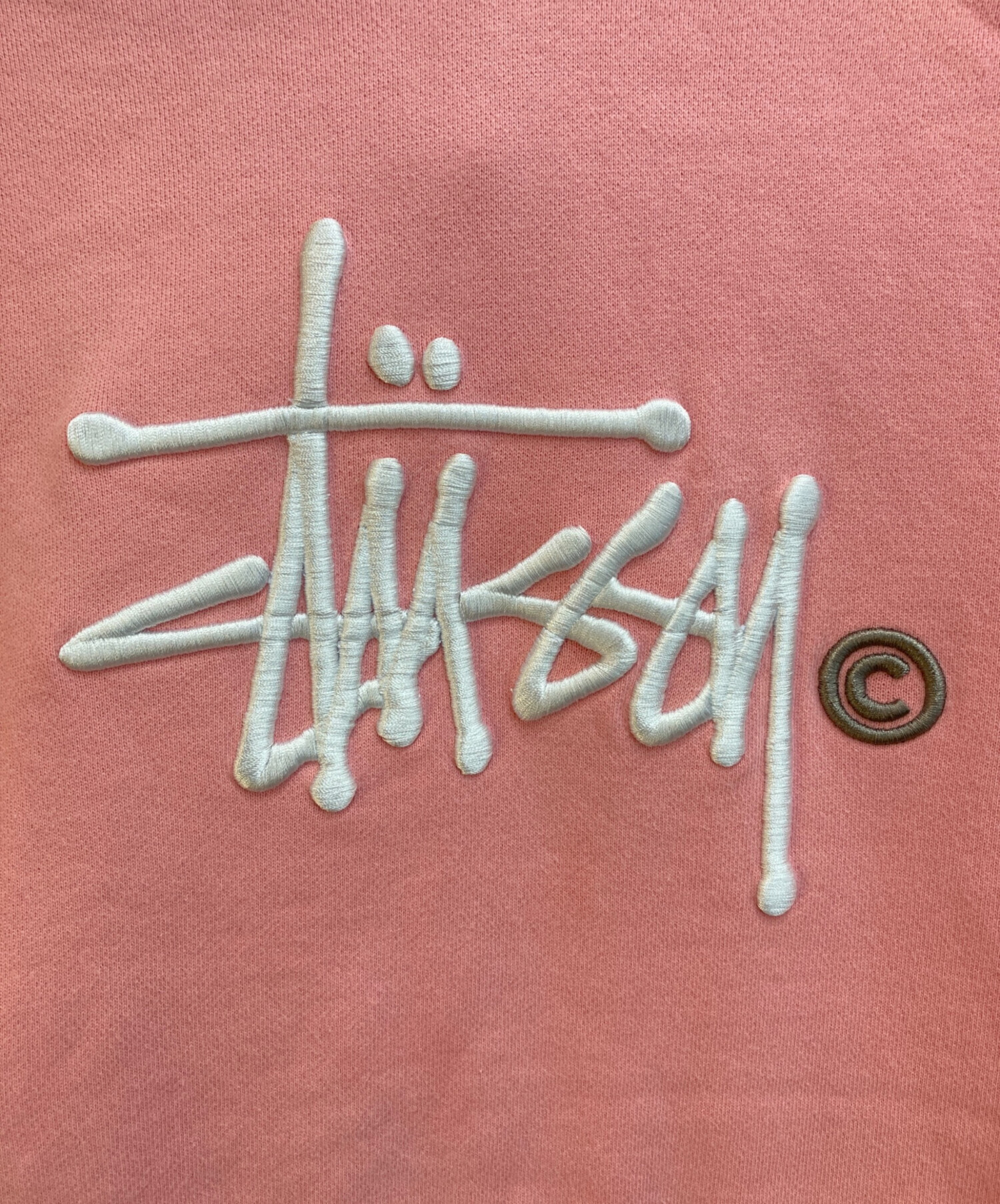 中古・古着通販】stussy (ステューシー) 刺繍プルオーバーパーカー