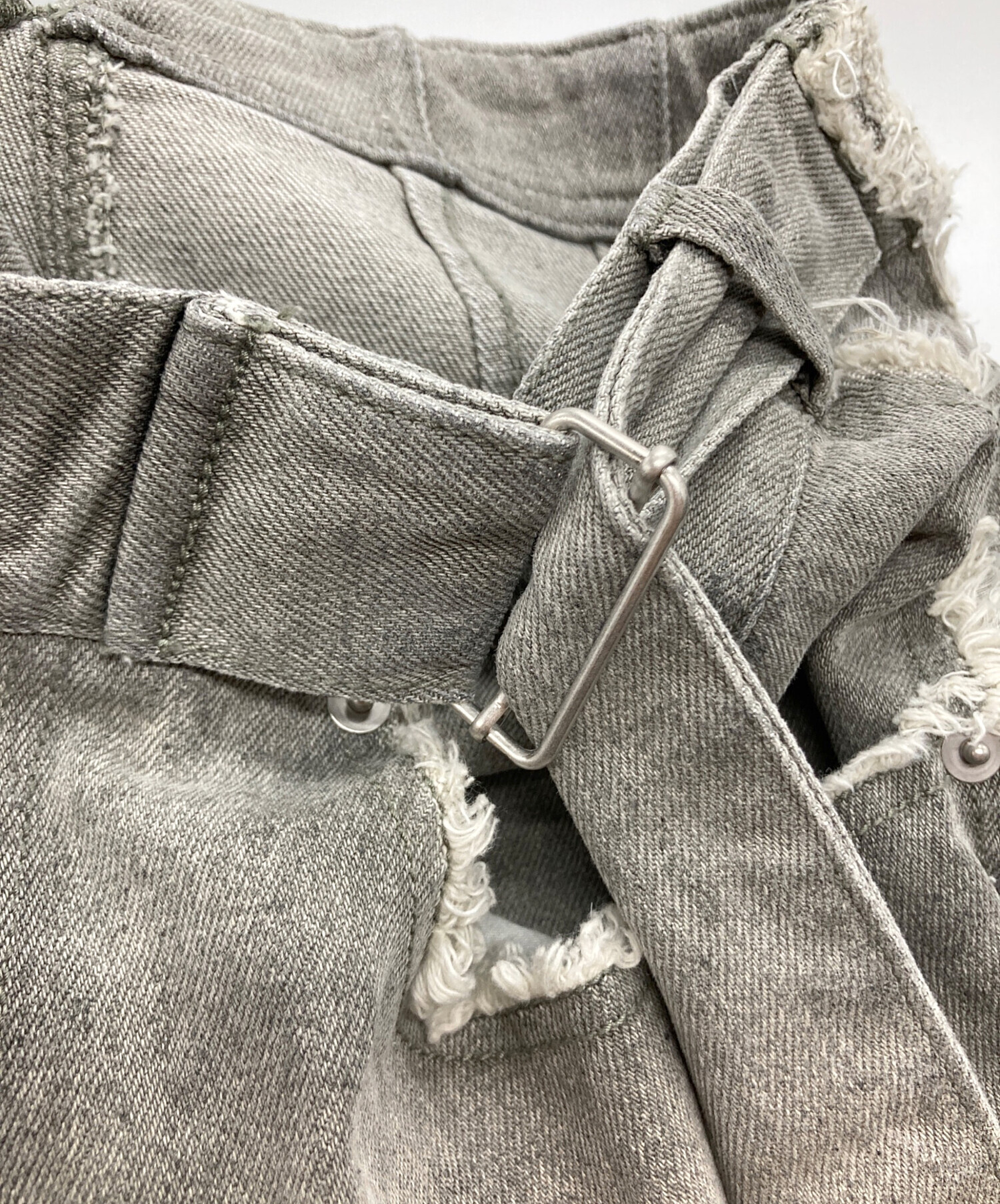 中古・古着通販】Knuth Marf (クヌースマーフ) デザインデニムパンツ