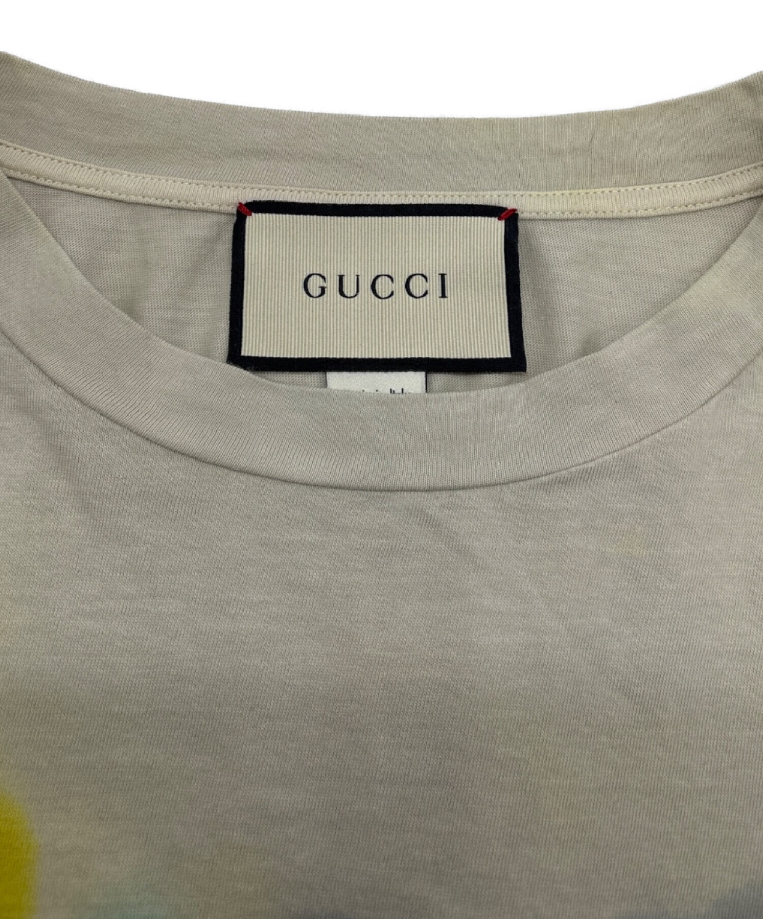 中古・古着通販】GUCCI (グッチ) タイダイロゴプリントTシャツ