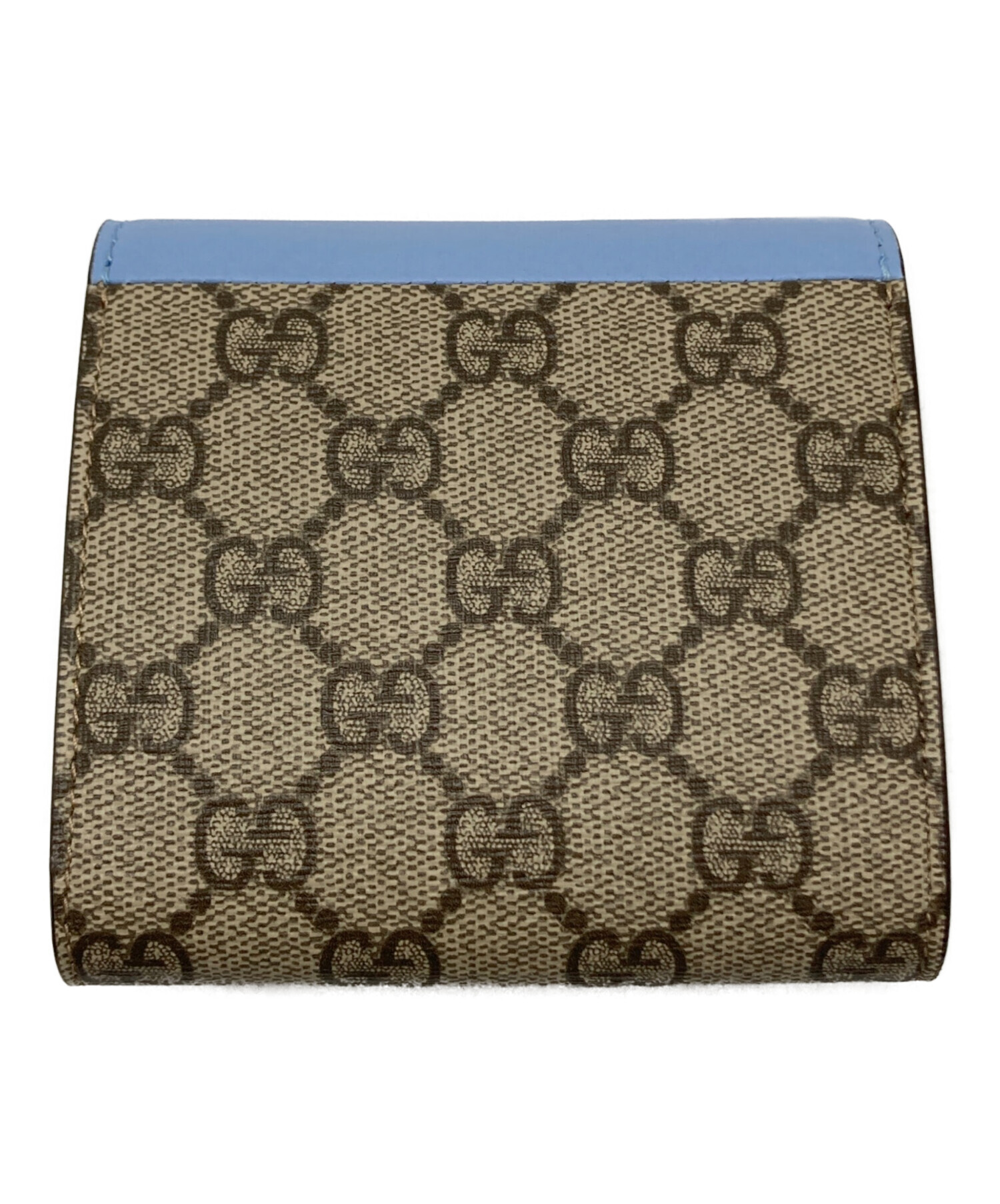 中古・古着通販】GUCCI (グッチ) ミディアムウォレット ブルー