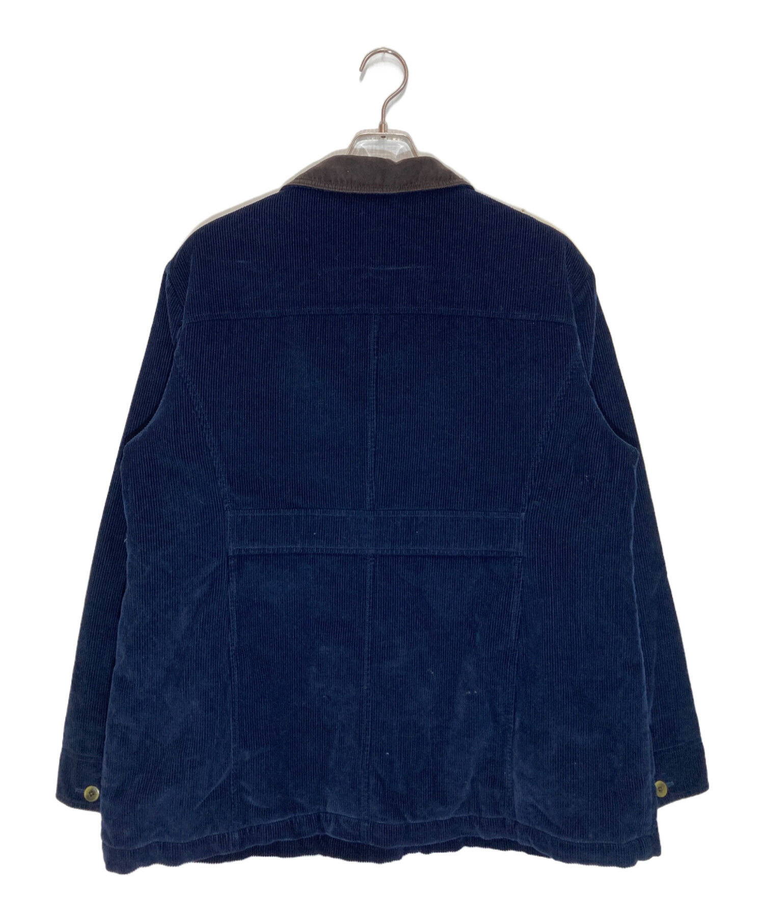【新品】エルエルビーン ハンティング M 紺 フェードブルー 襟コーデュロイ 中古・古着通販】L.L.Bean (エルエルビーン) コーデュロイハンティング