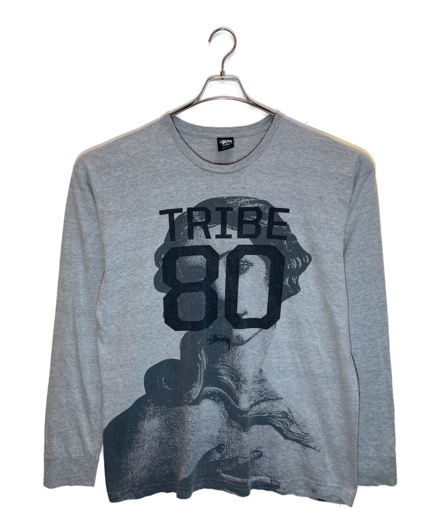 中古・古着通販】stussy (ステューシー) プリントカットソー グレー 