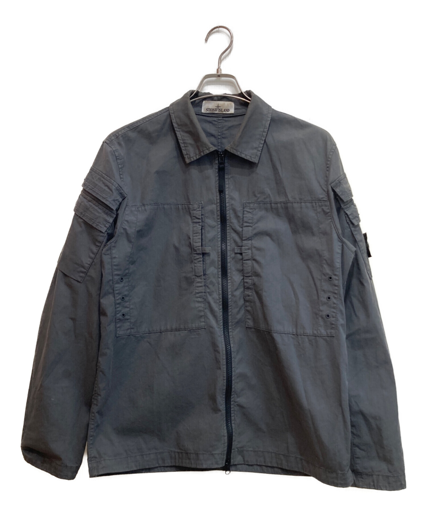 中古・古着通販】STONE ISLAND (ストーンアイランド) ZIP UP OVERSHIRT