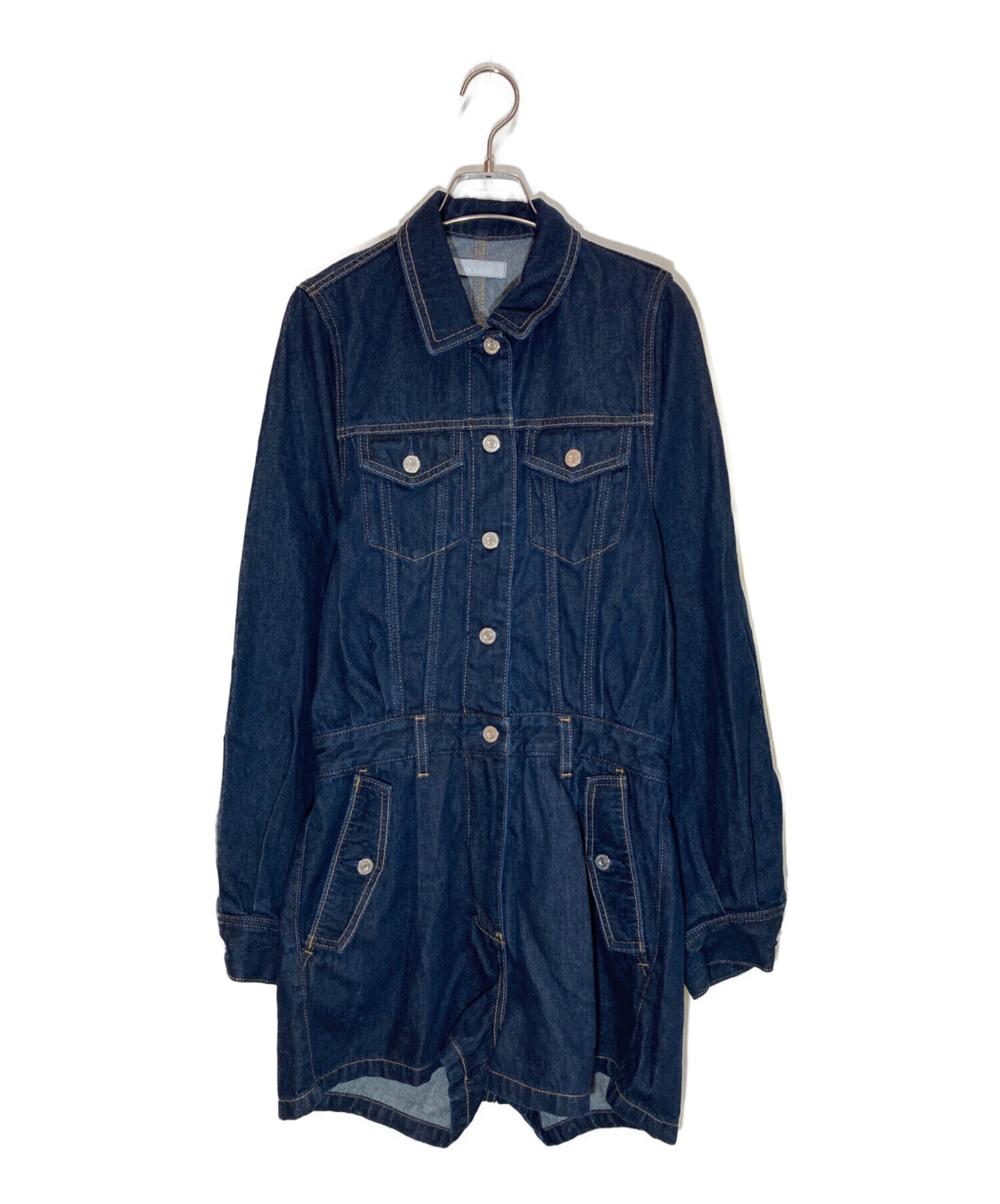 中古・古着通販】moussy (マウジー) DENIM SHORT ジャンプスーツ