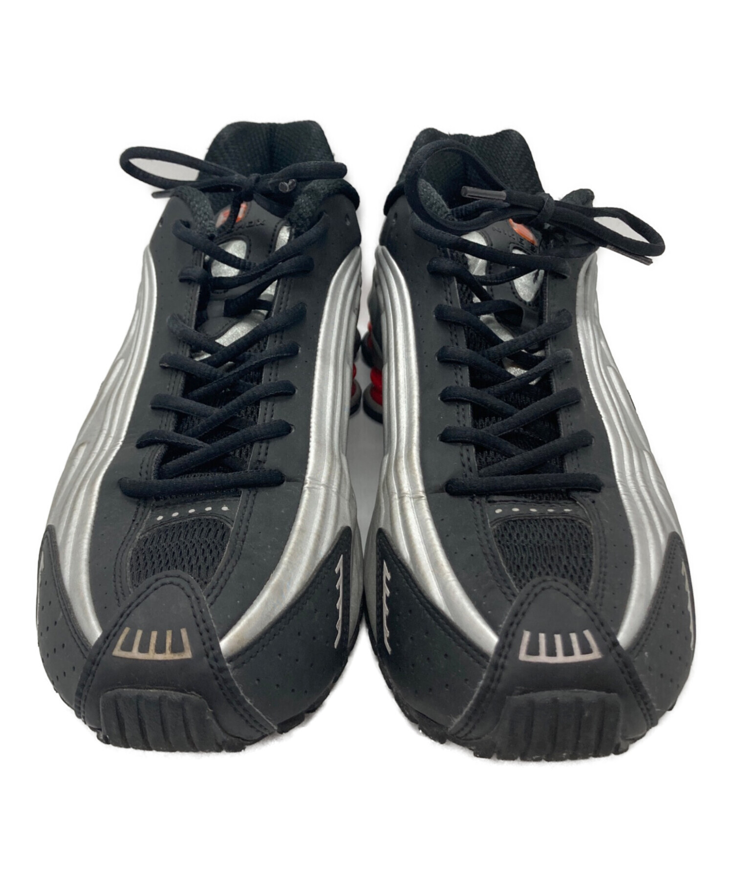 中古・古着通販】NIKE (ナイキ) SHOX R4 シルバー×ブラック サイズ 