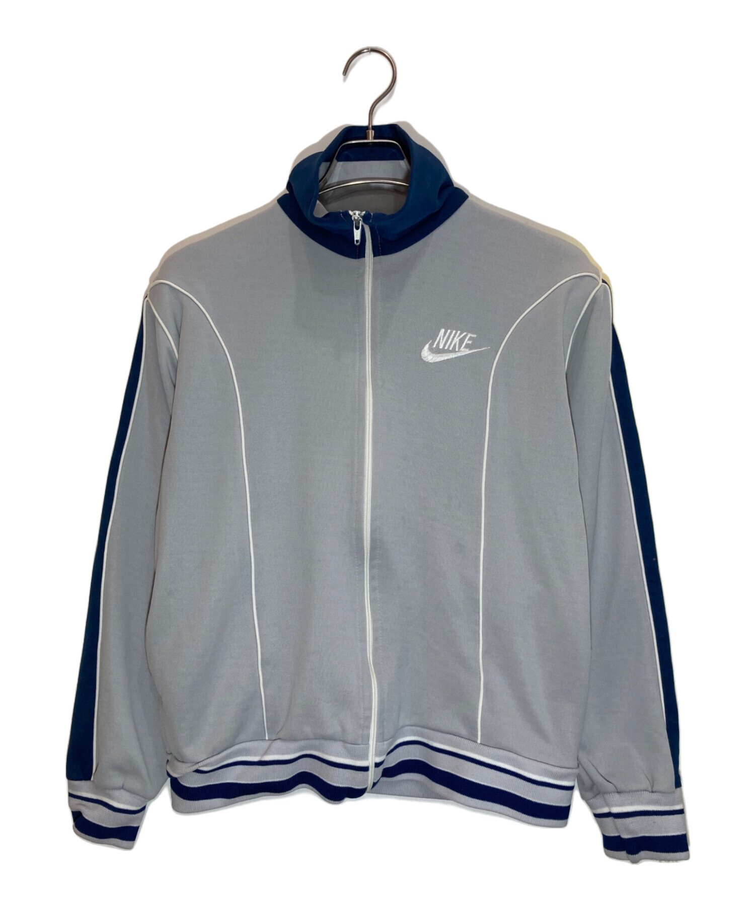 中古・古着通販】NIKE (ナイキ) トラックジャケット ネイビー×グレー